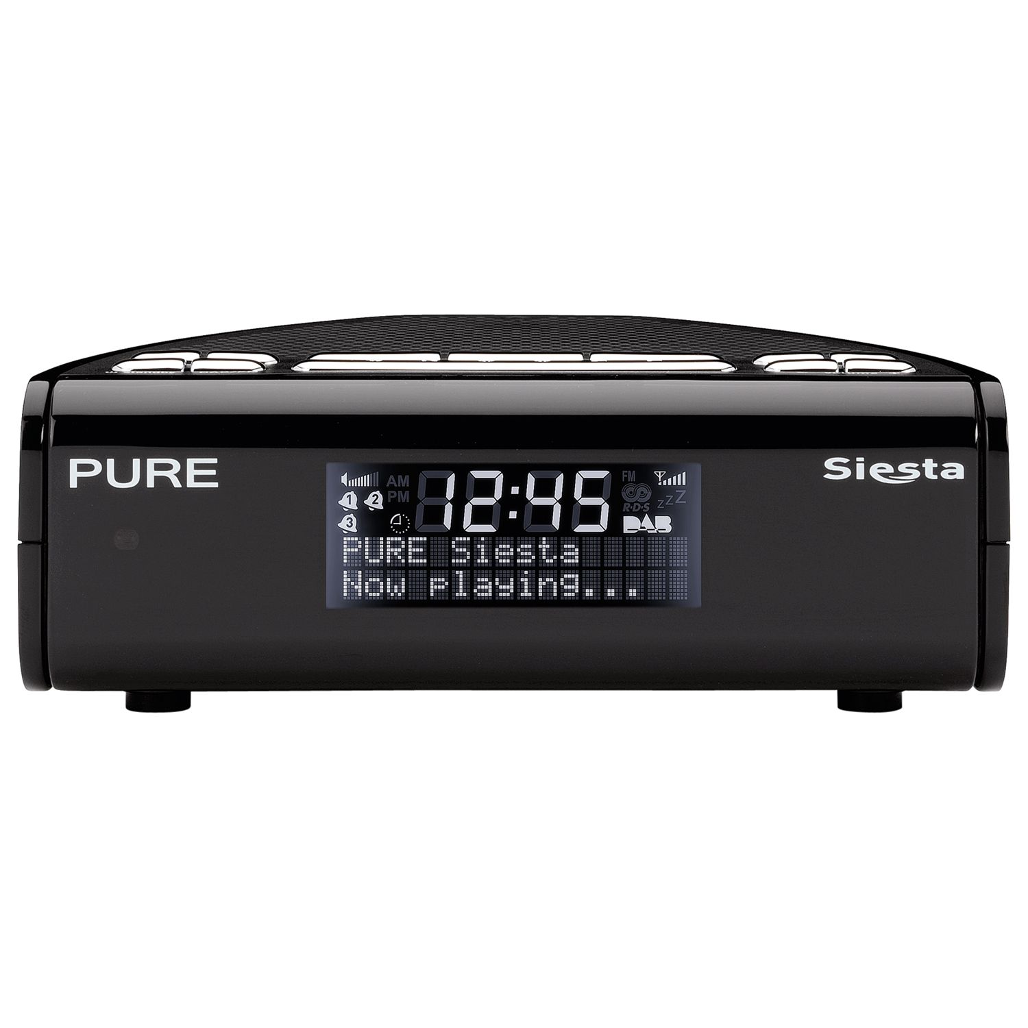 Siesta DAB Digital Clock Radio, Black