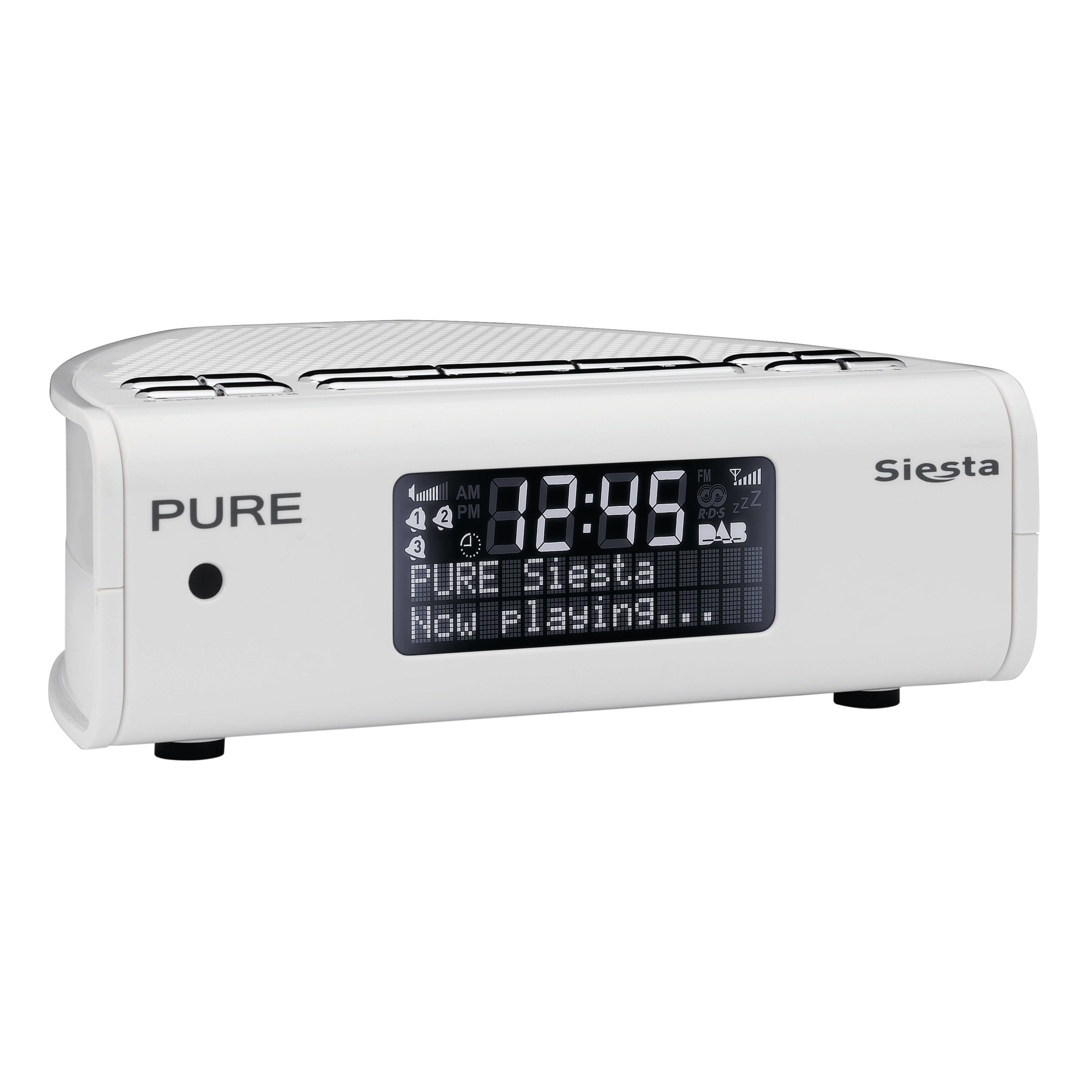 Siesta DAB Digital Clock Radio, White