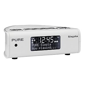 PURE Siesta DAB Digital Clock Radio, White