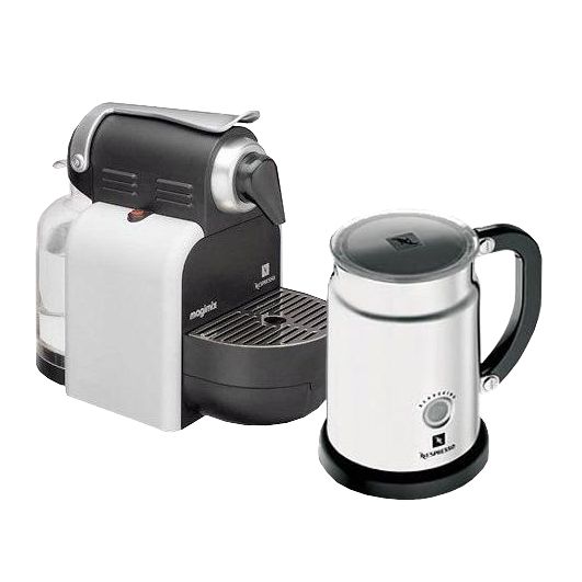 Magimix M100 Nespresso Coffee Maker and Aeroccino Silver