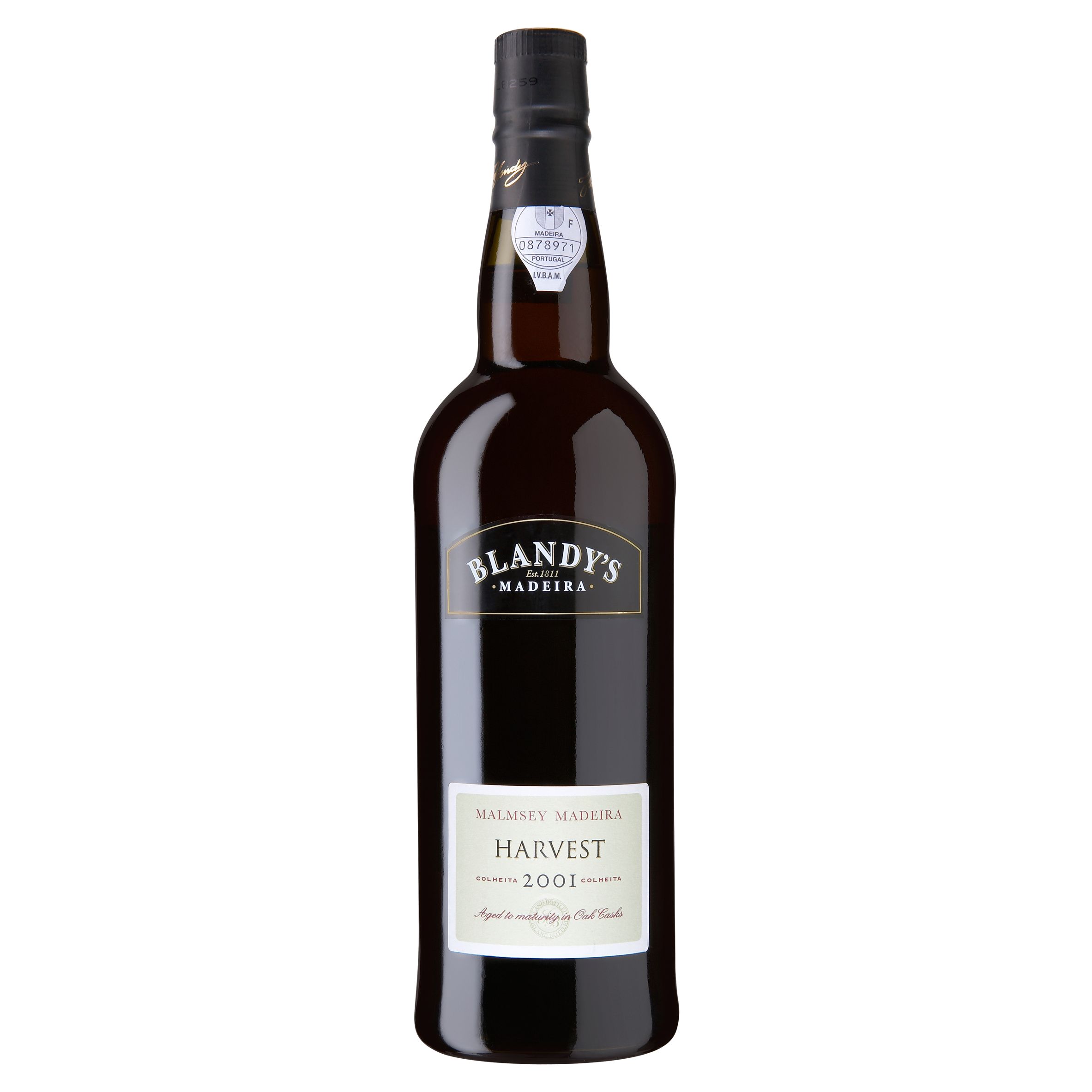 Blandy’s Single Harvest 2001 Malmsey Madeira at John Lewis