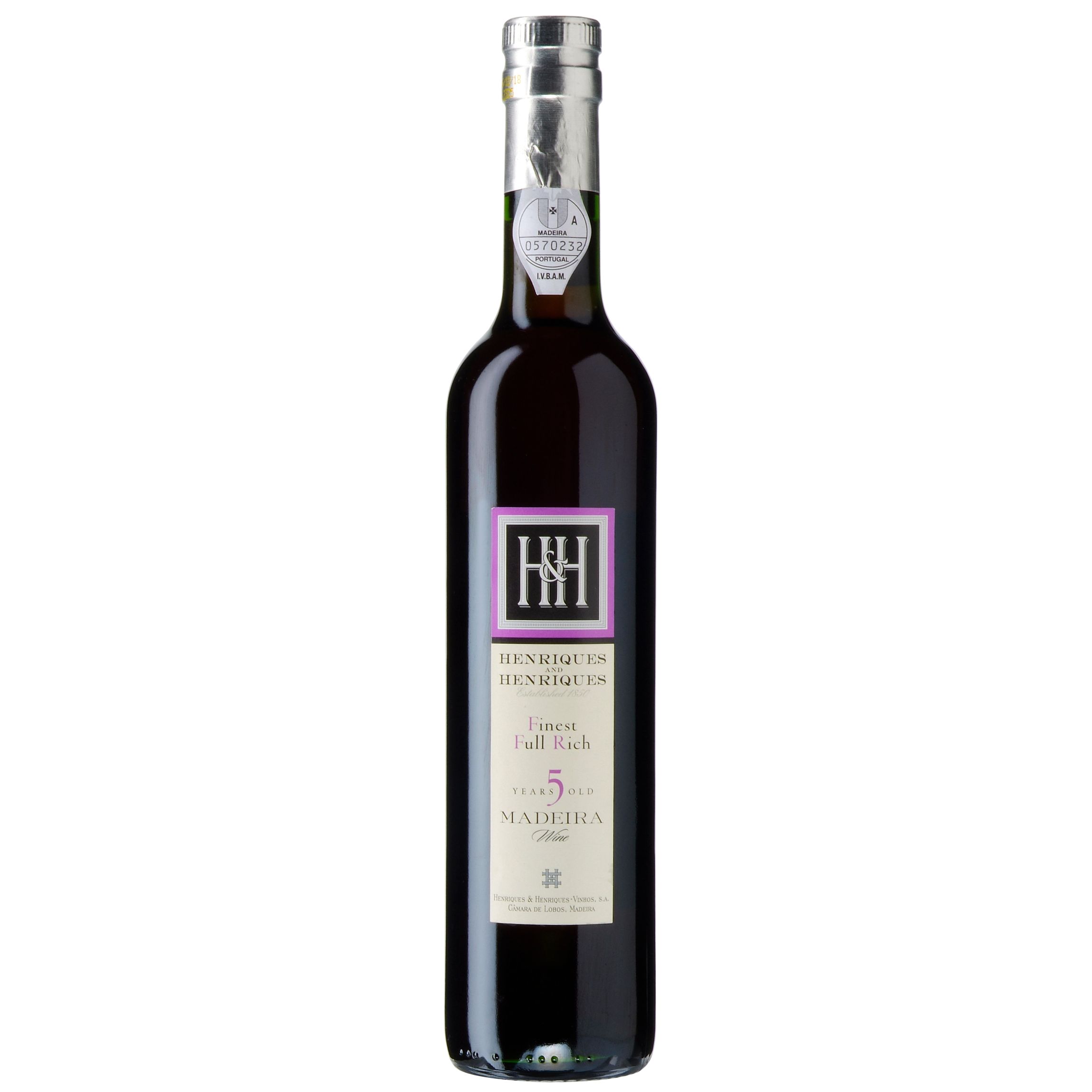 Henriques & Henriques 5-Year-Old Full Rich Madeira, 50cl