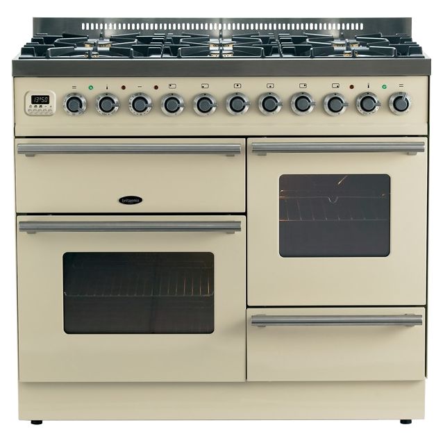 Britannia Sigma XG Range Cooker, Cream / Stainless Steel, SI-10XGC-SLX-C at John Lewis