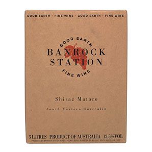 Banrock Station Shiraz / Mataro 2005/06, SE Australia, 3 Litre Box (Pack of 4)