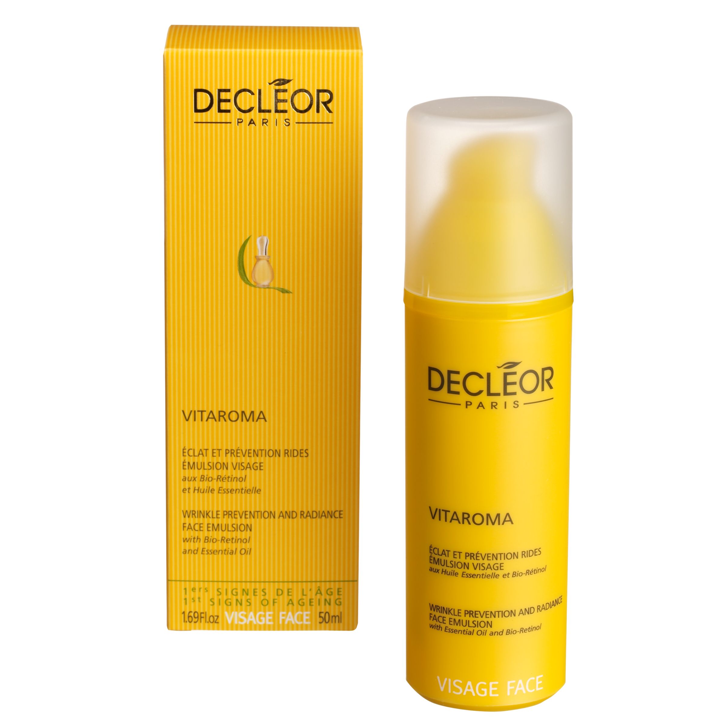 Decl&eacute;or Vitaroma Wrinkle Prevention And Radiance Face Emulsion, 50ml