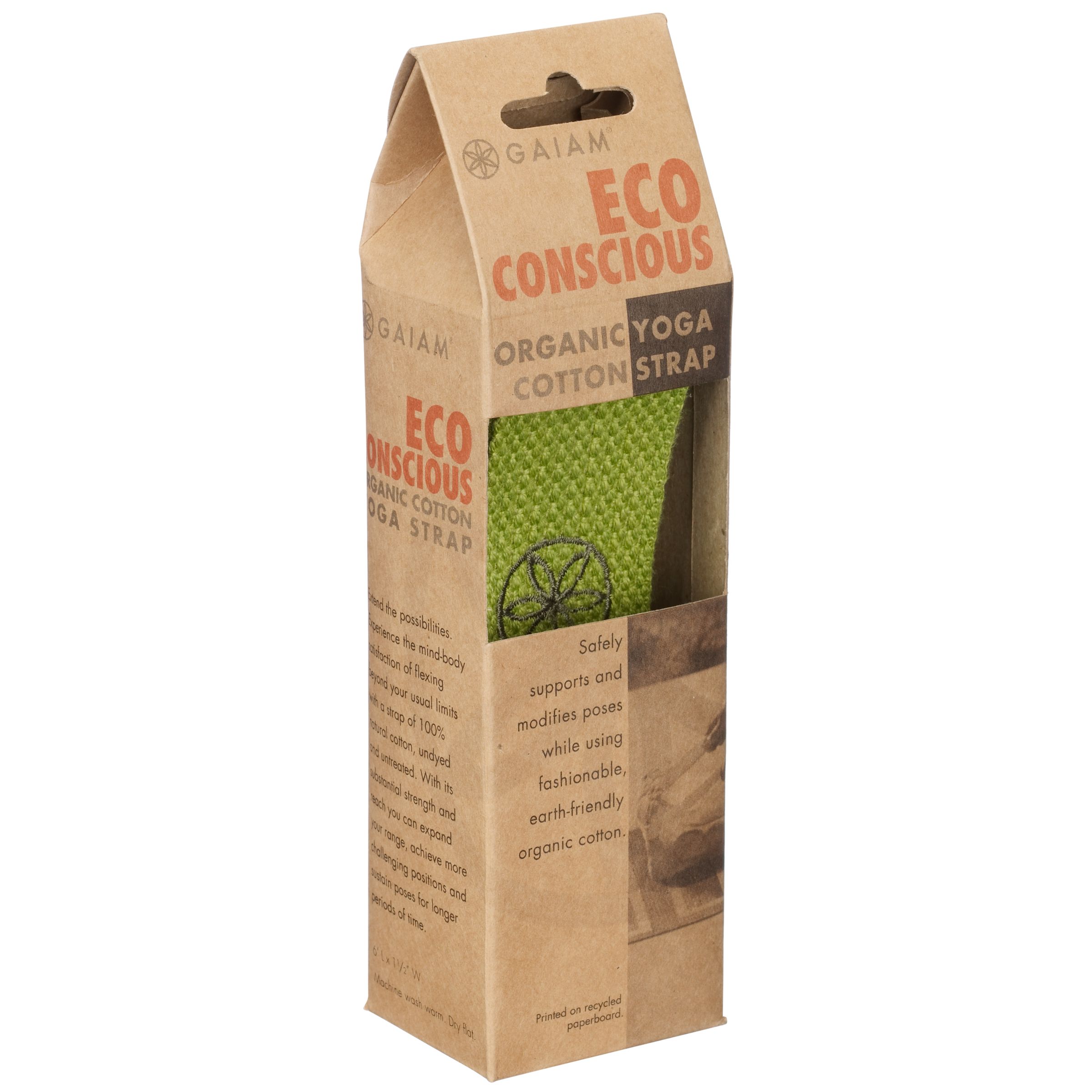Gaiam Eco Conscious Organic Cotton Yoga Strap