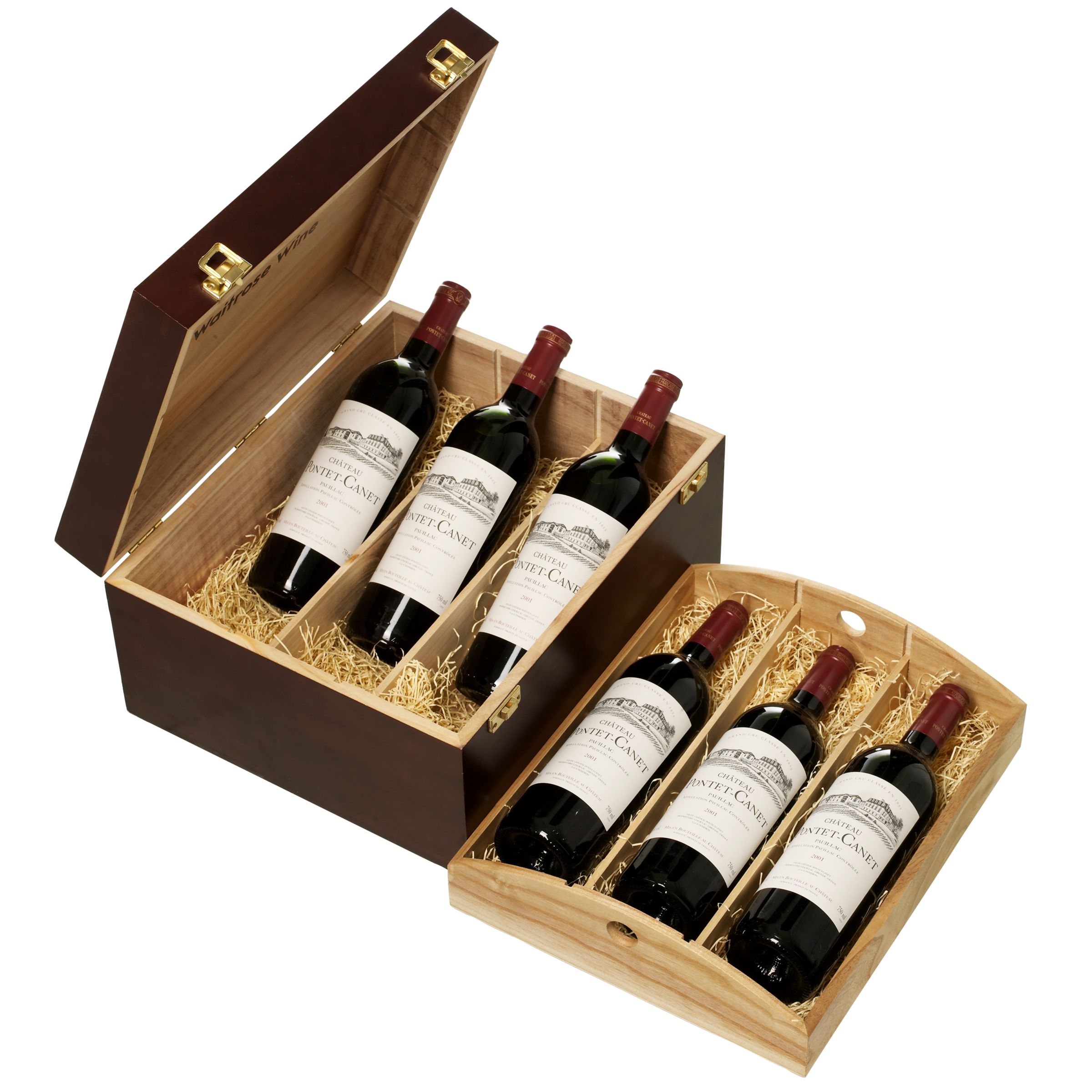 Château Pontet-Canet 2001 Wooden Box