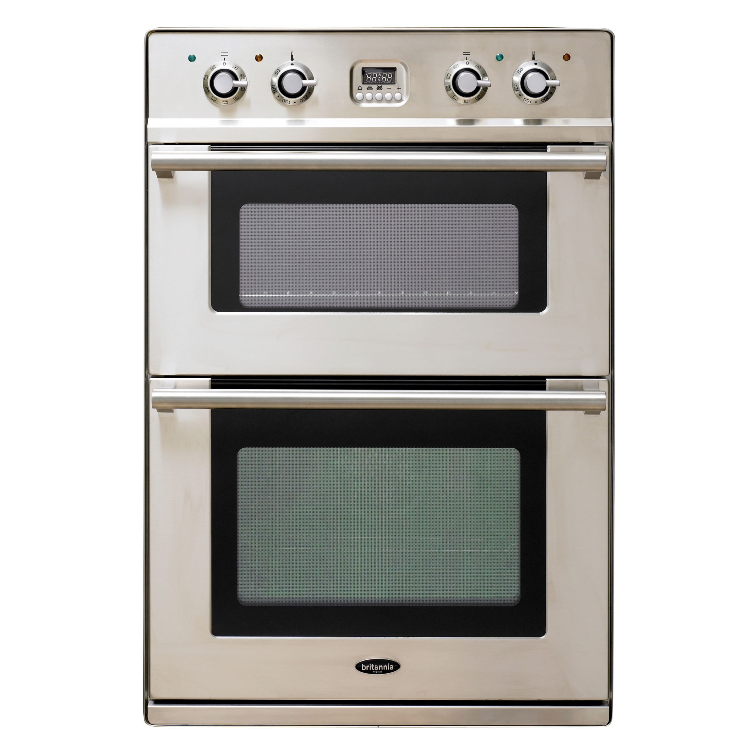 Britannia OV-201LMP-SS Double Electric Oven, Stainless Steel at John Lewis