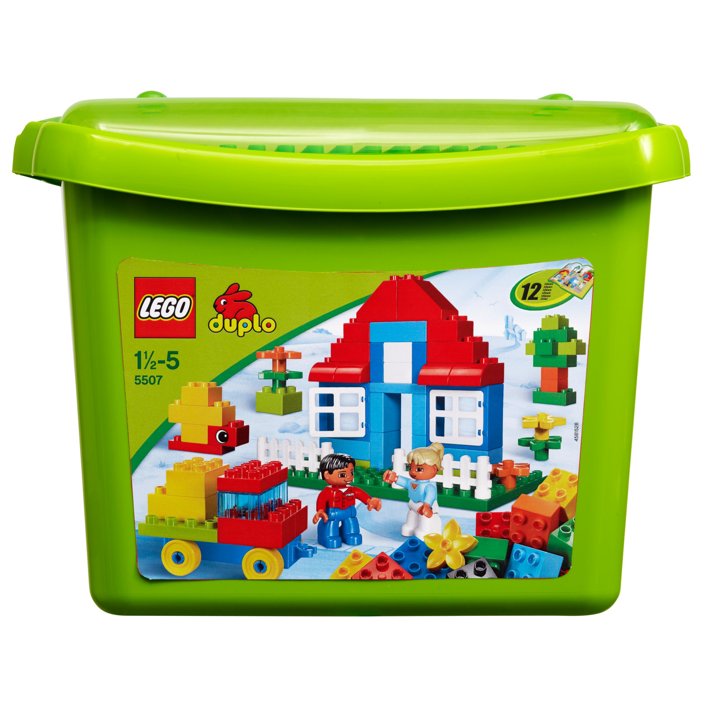 Green duplo lego box