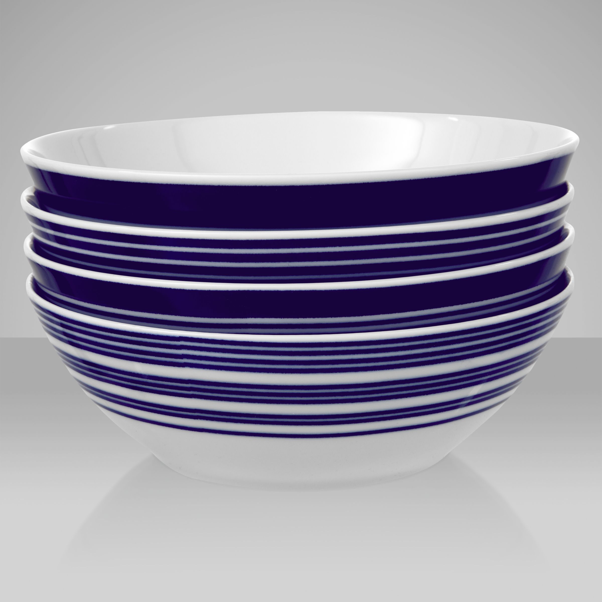 Stripes Bowls, 17cm, Set of 4