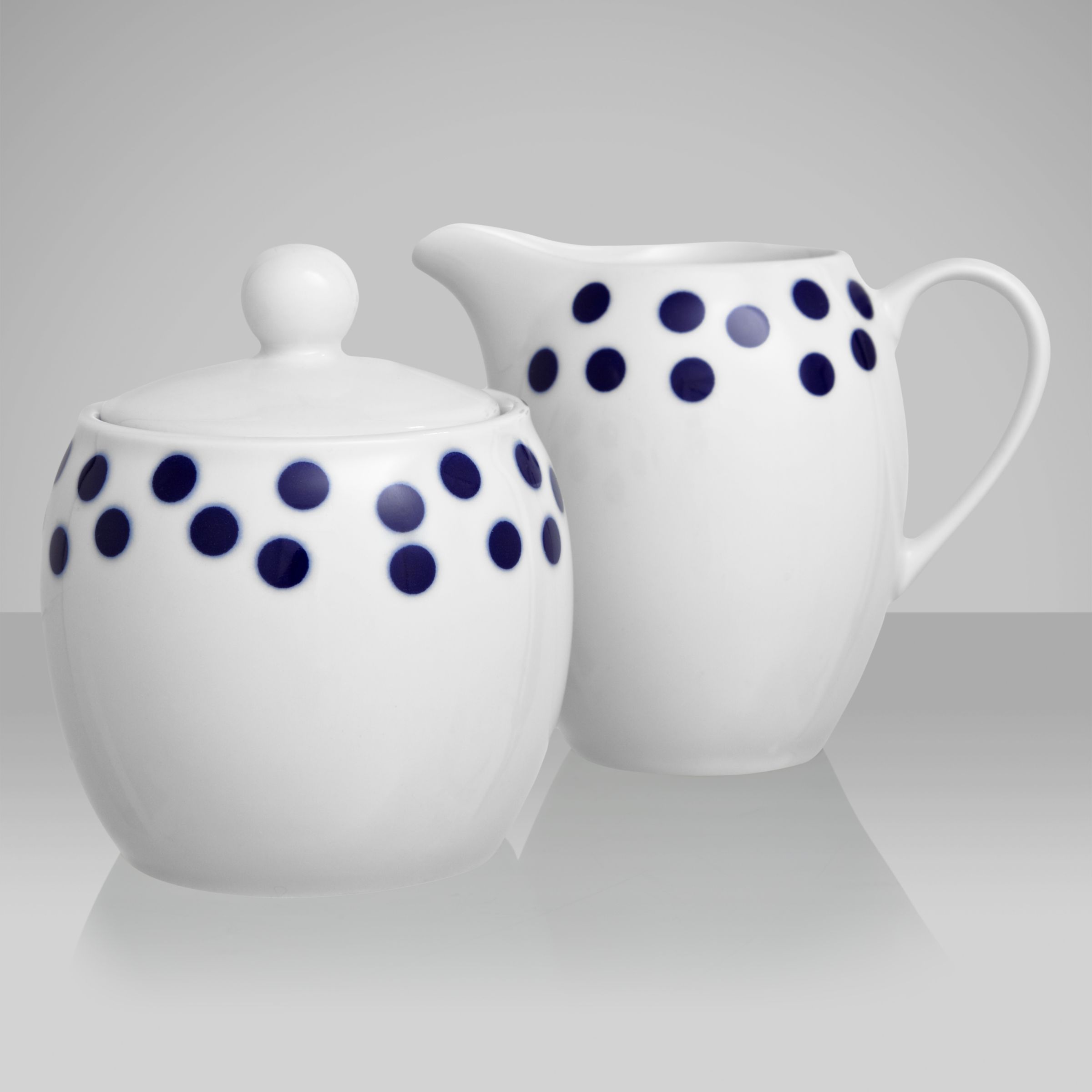 John Lewis Spots Sugar and Cream Set