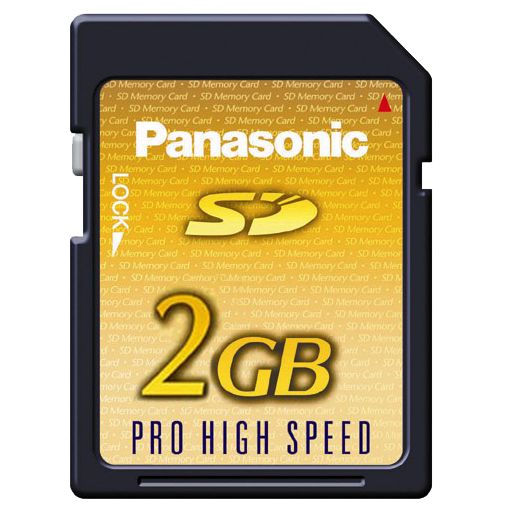 Panasonic SD Memory Card, 2GB