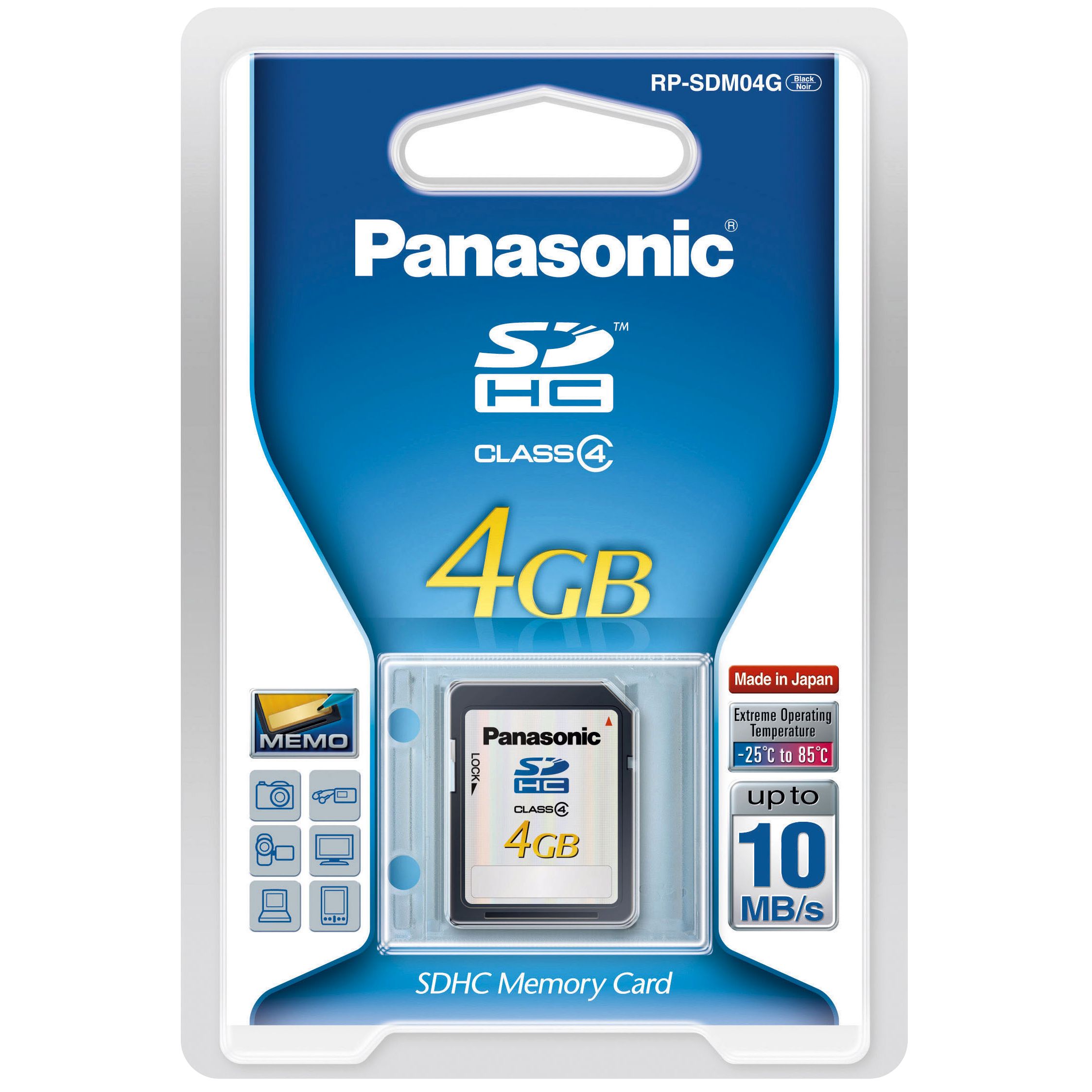 Panasonic SD Memory Card, 4GB