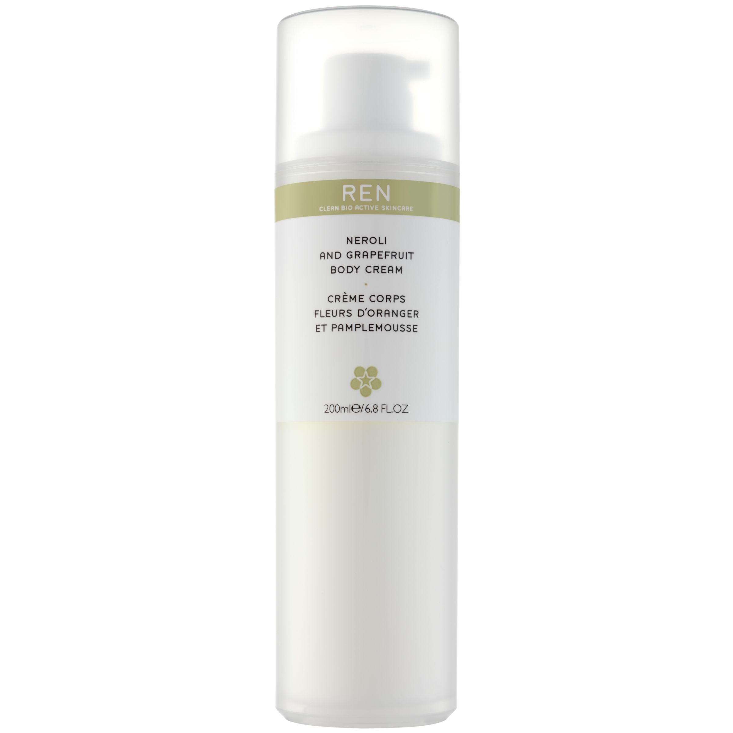 REN Grapeseed, Jojoba & Shea Butter Body Cream, 200ml
