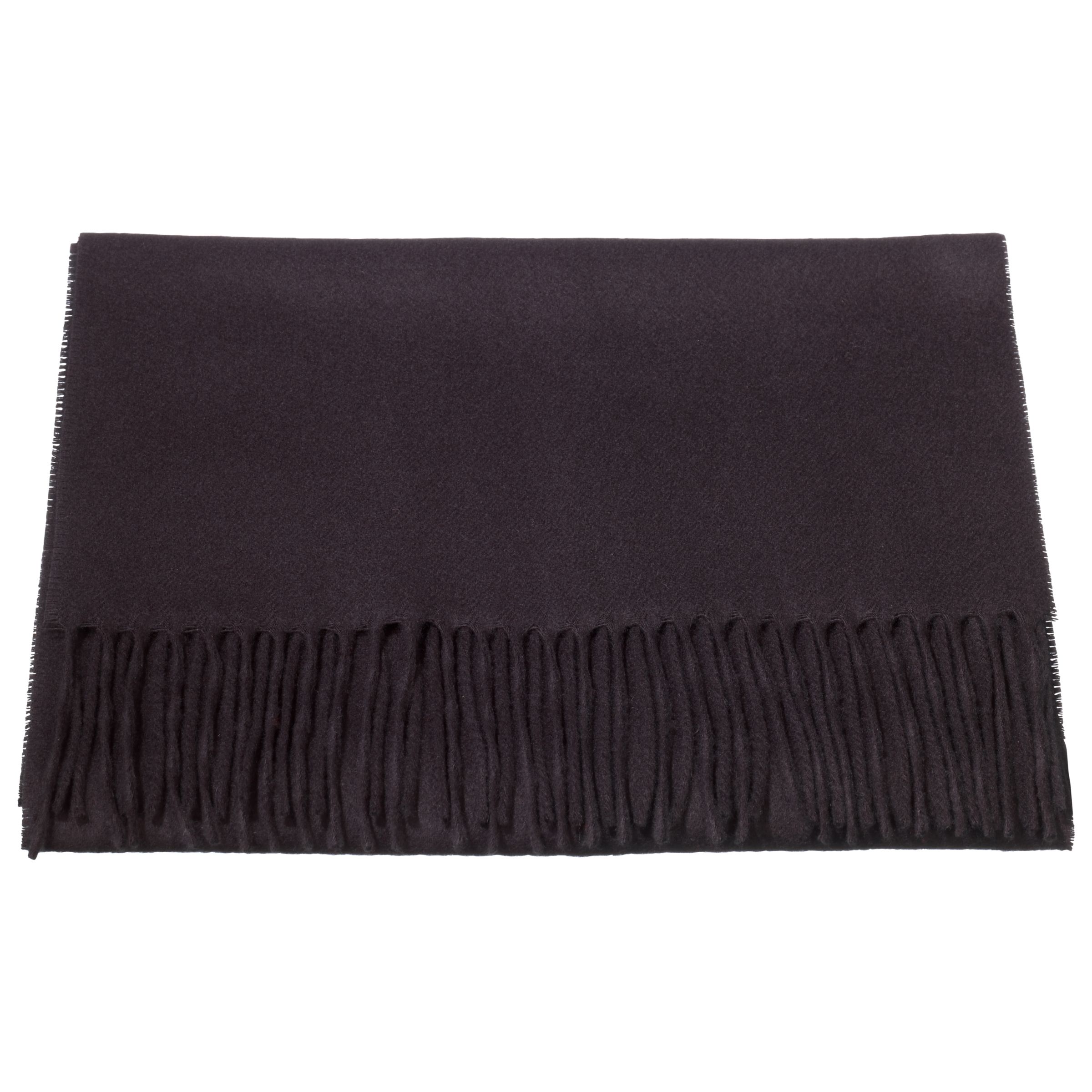 John Lewis Cashmink Scarf, Black John Lewis Cashmink Scarf, Black