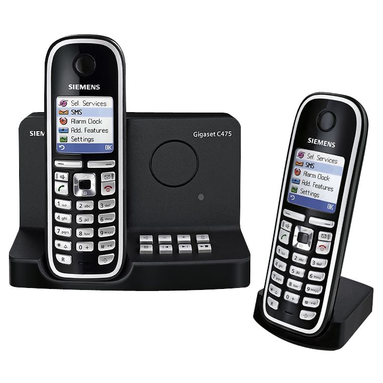 Siemens Gigaset C475 Digital Cordless Telephone and Answer Machine Twin DECT