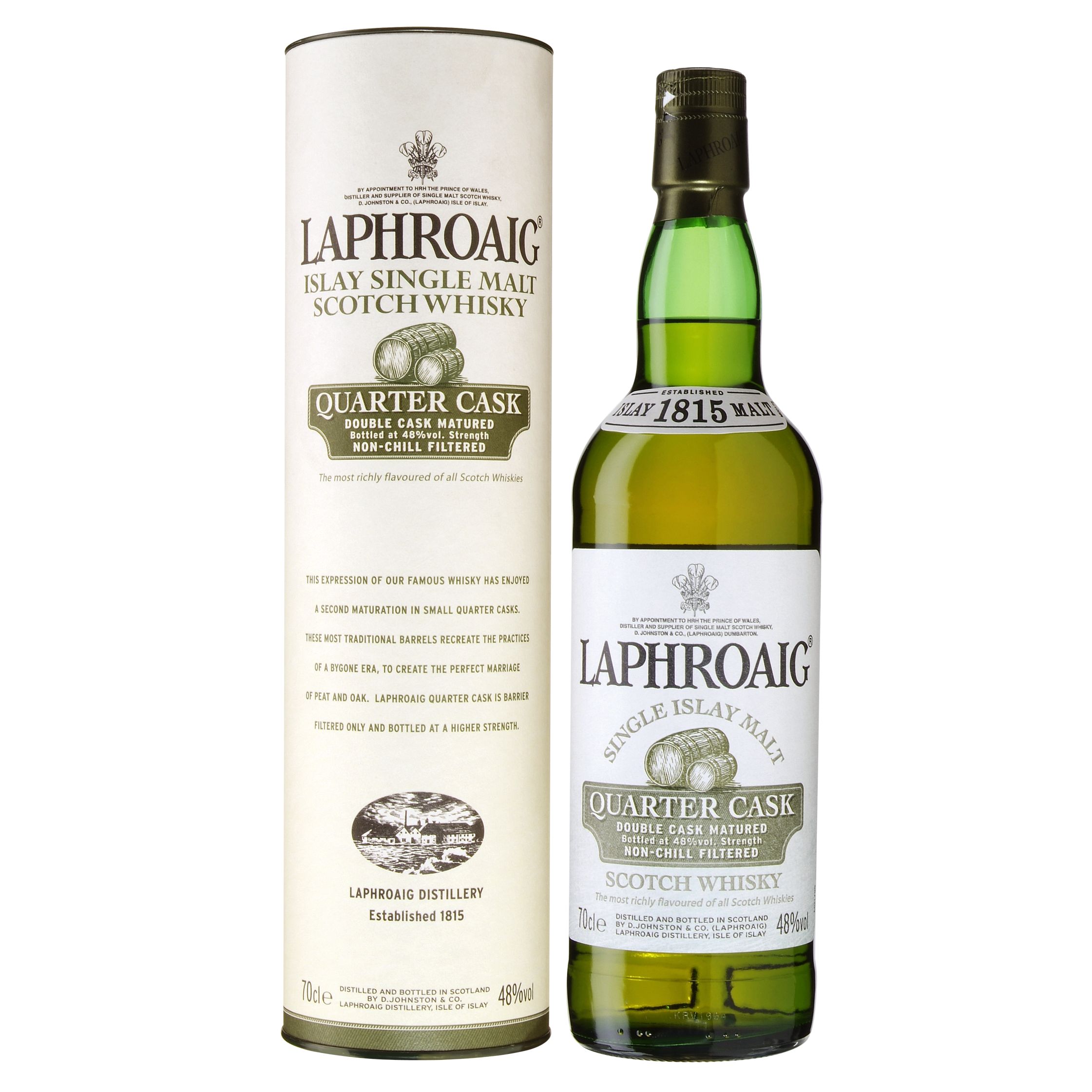 Laphroaig Quarter Cask Malt Whisky at JohnLewis