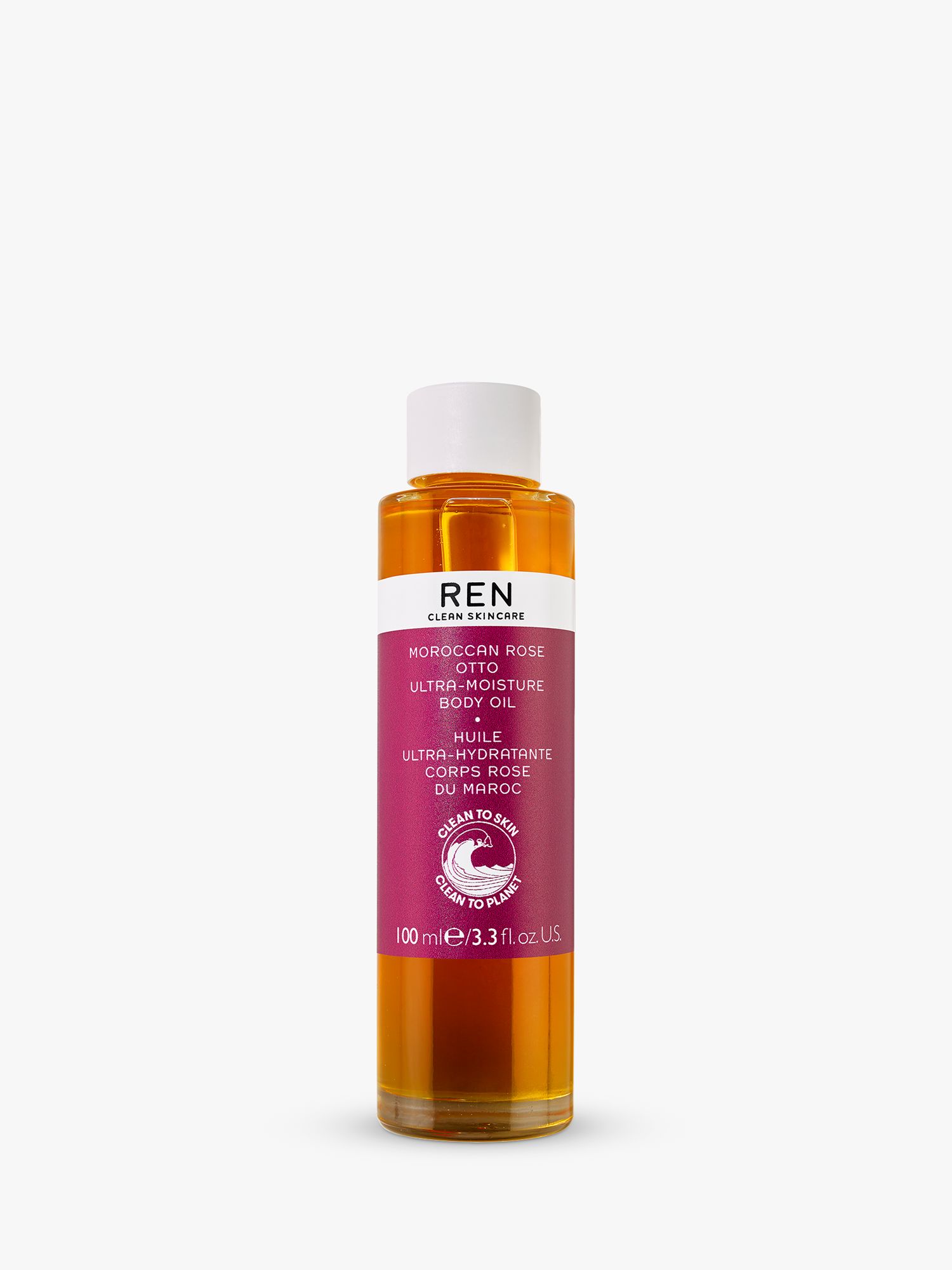 REN Moroccan Rose Otto Ultra Nourishing Body Oil 100ml