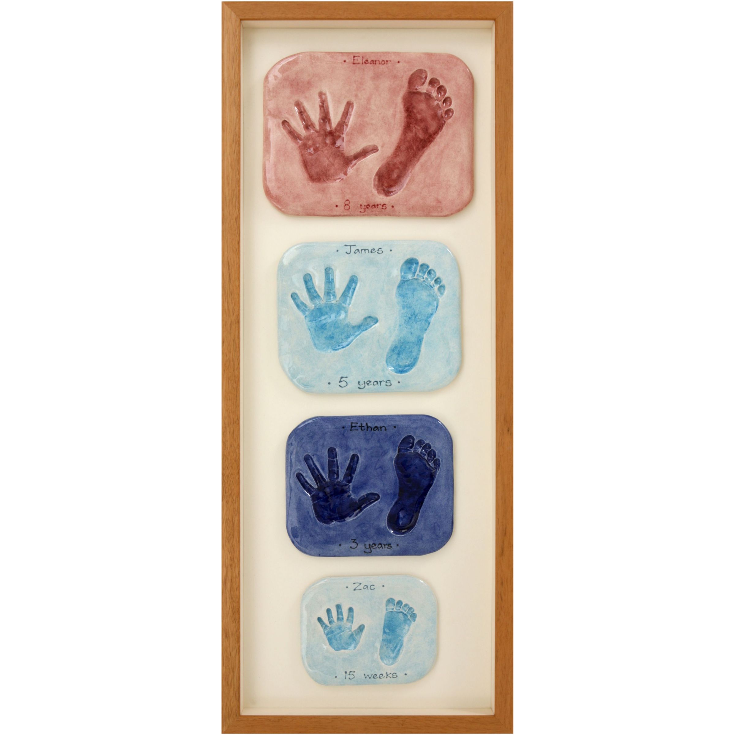 Imprints Gift Certificate, 4 Double Family Prints, Natural Pine or Whitewash Frame at John Lewis