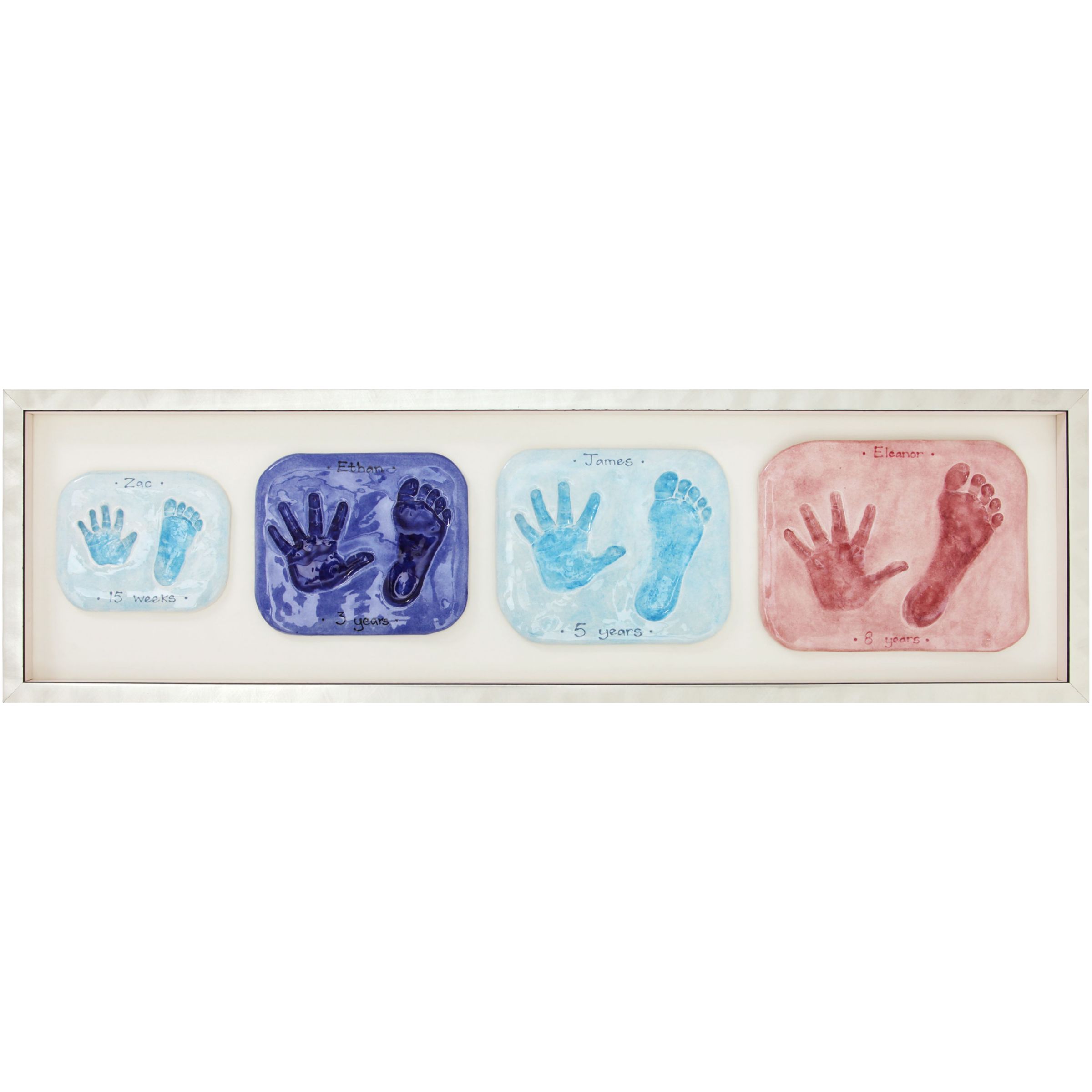 Imprints Gift Certificate, 4 Double Family Prints, Silver Frame at John Lewis