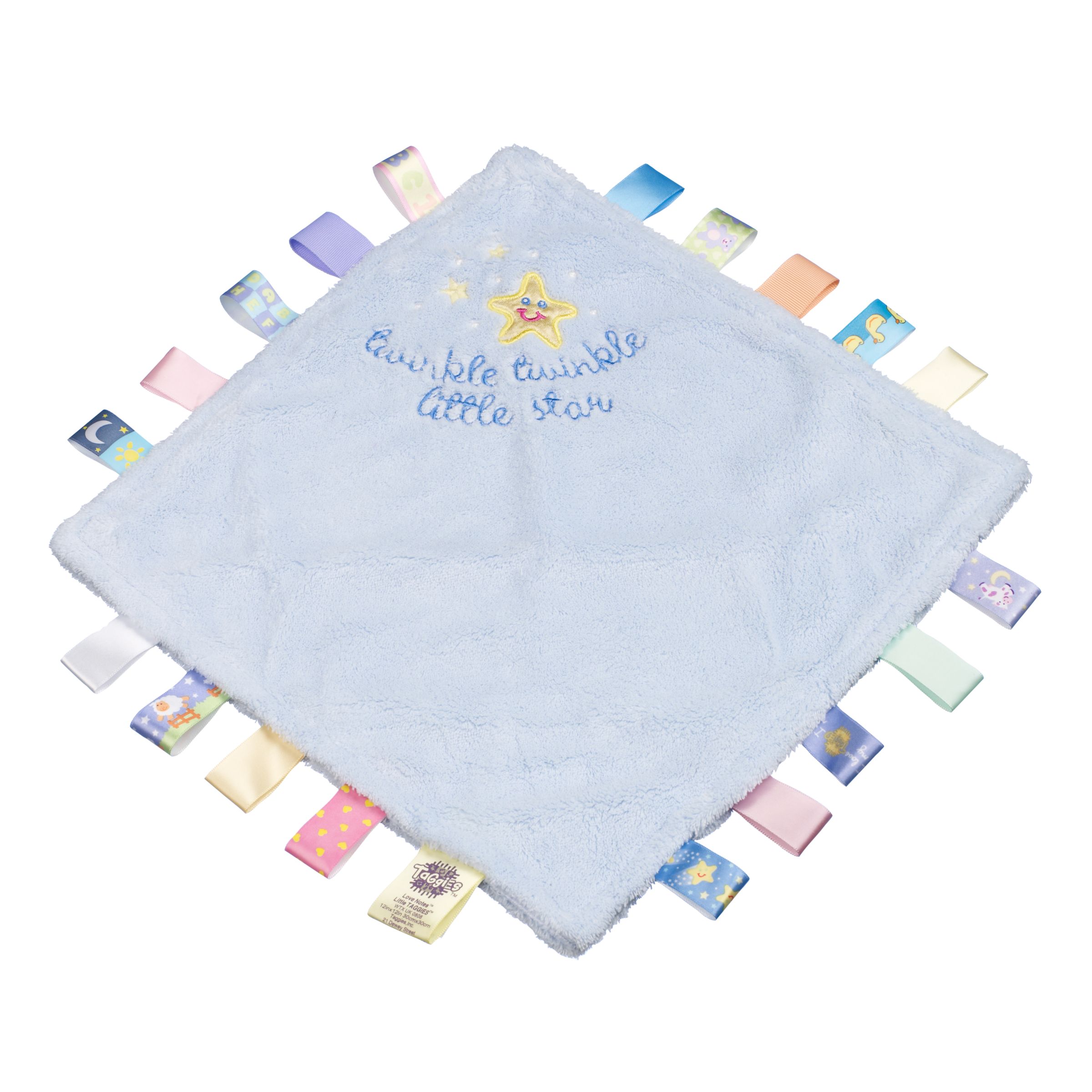 Taggies Little Taggies Love Note Fleece, Blue