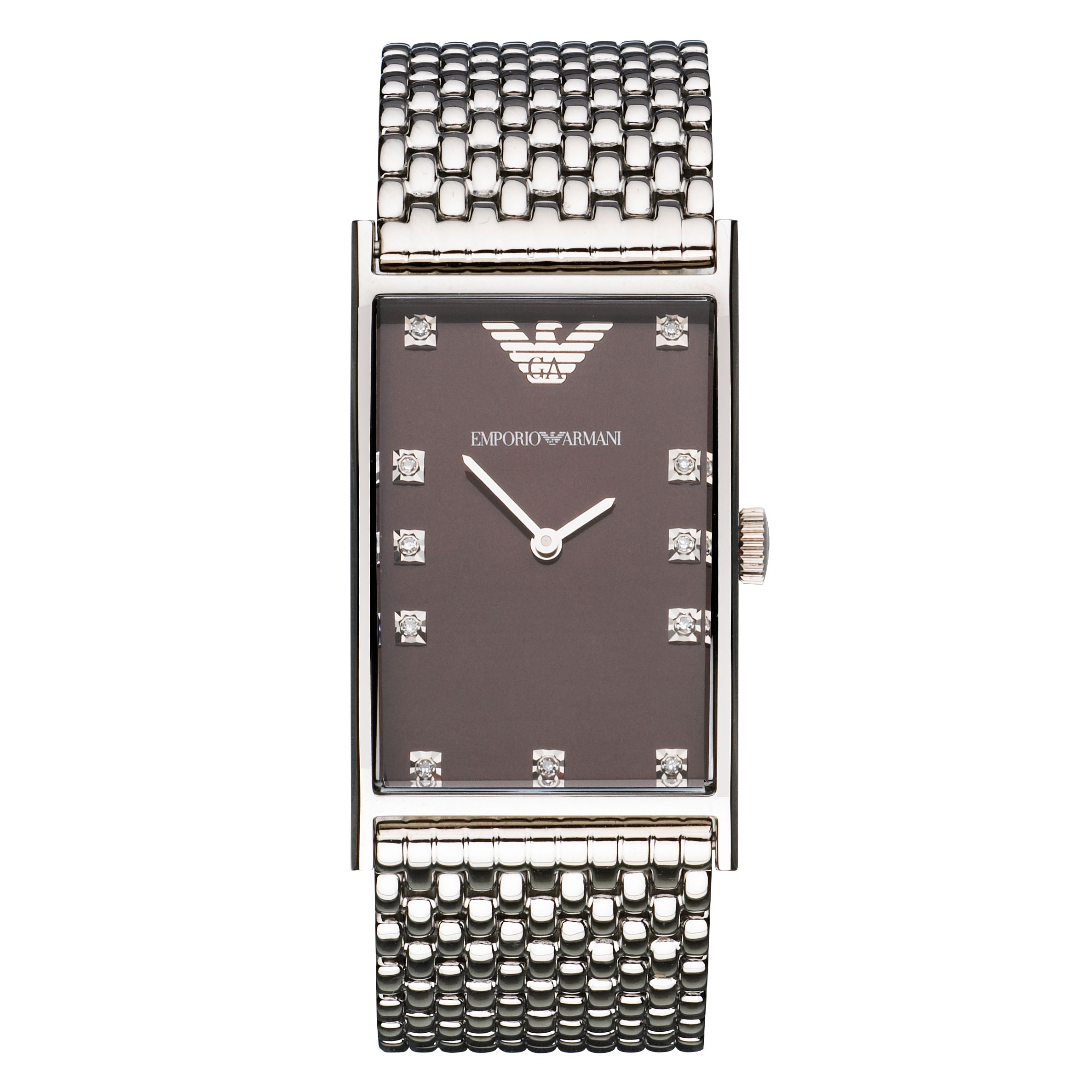 armani diamonds watch