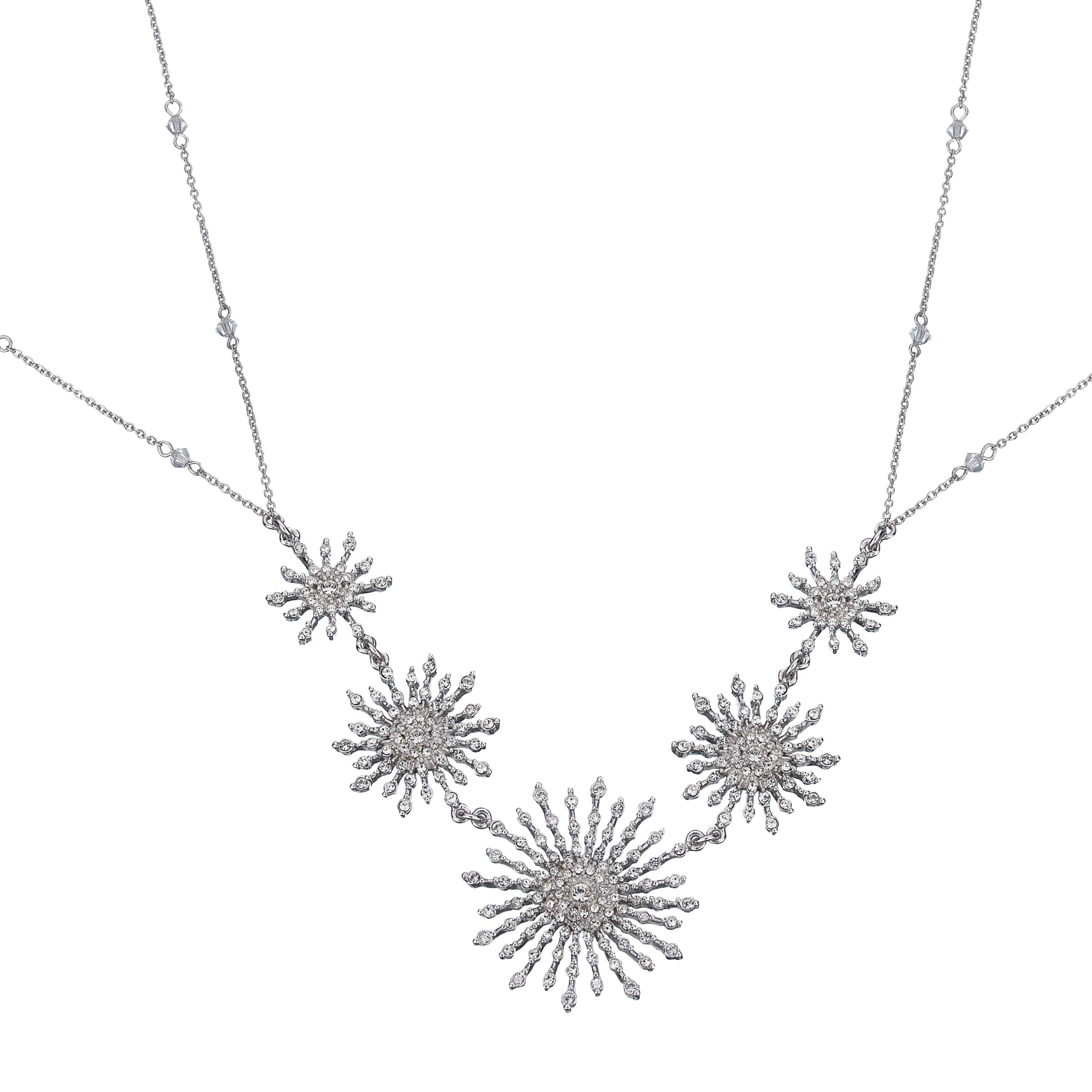 Cachet London Sunburst Crystal Necklace