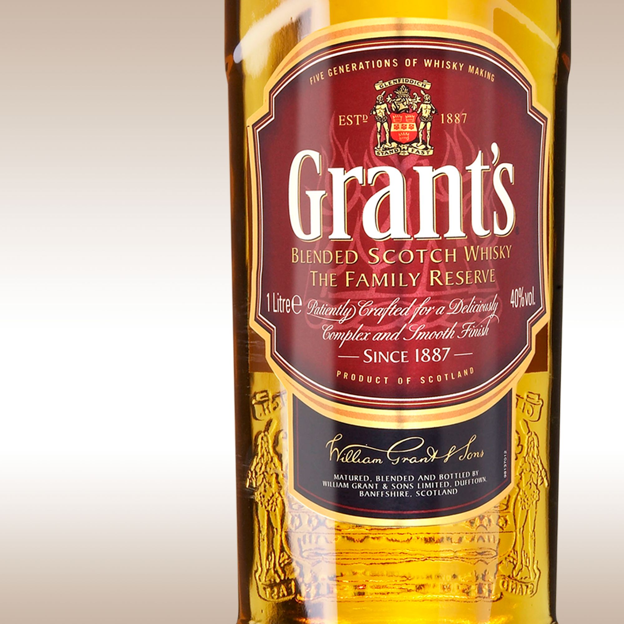 Grant's Family Reserve Blended Whisky, 1 Litre at John Lewis
