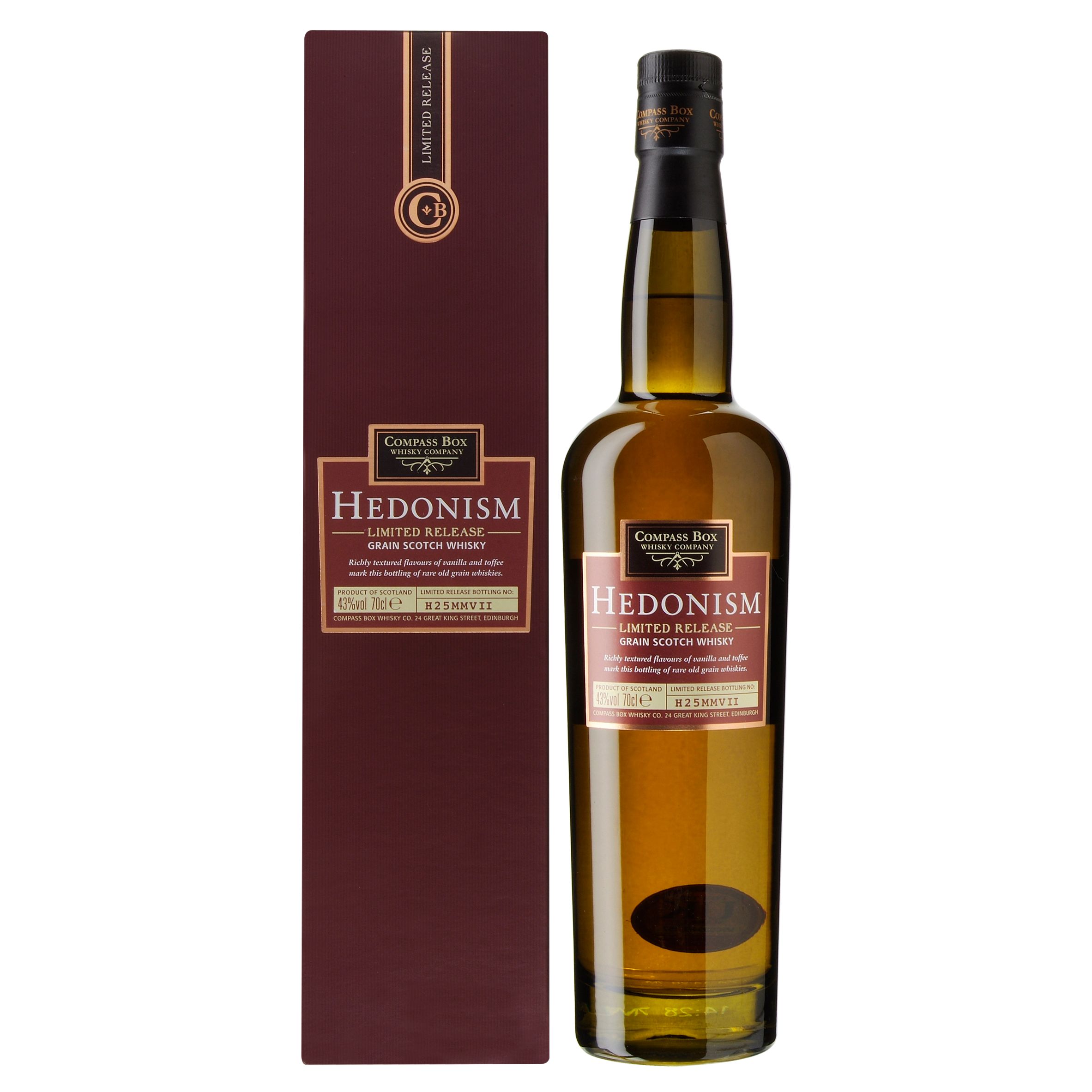 Compass Box Hedonism Scotch Whisky