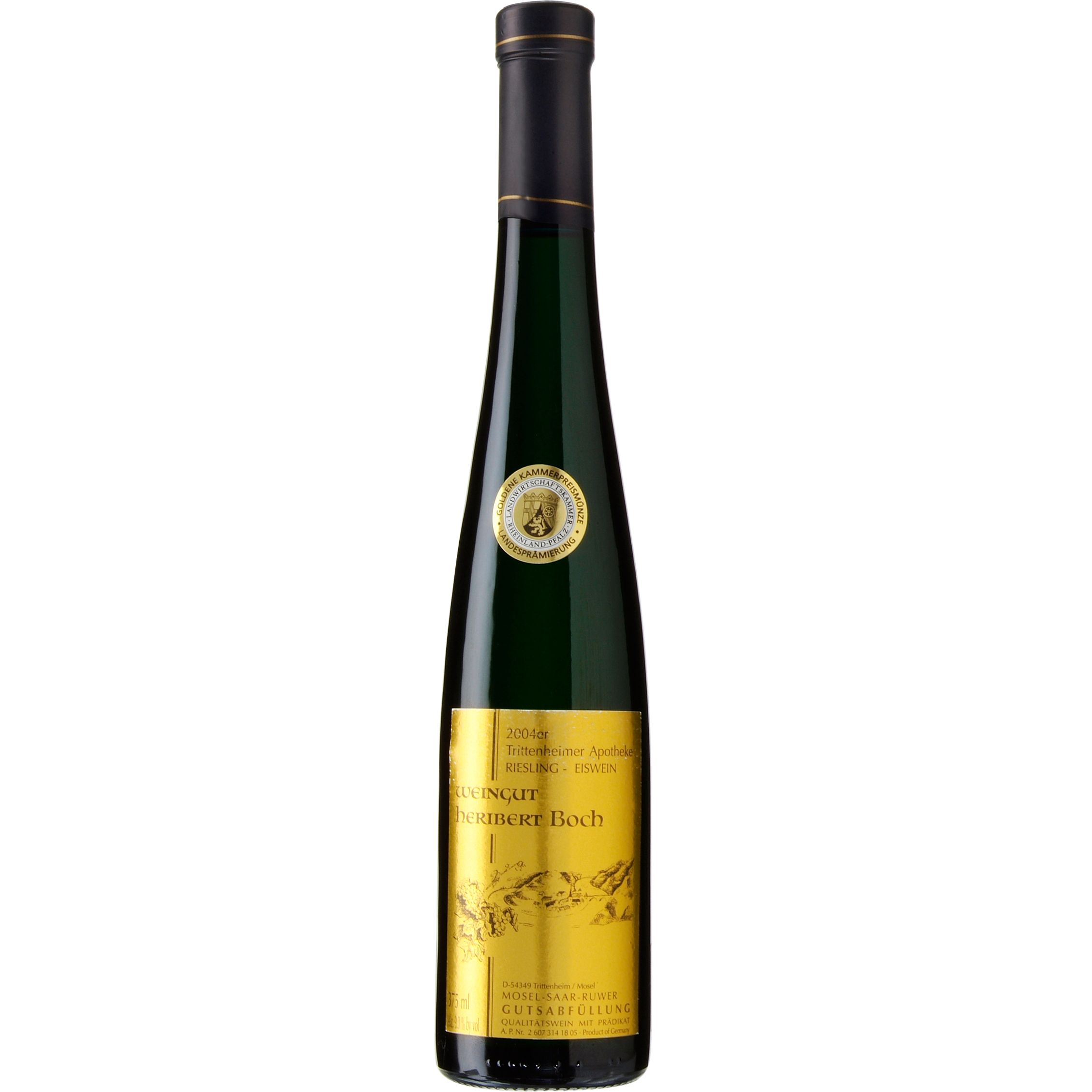 Weingut Heribert Boch, Trittenheimer Apotheke Riesling Eiswein 2007 Mosel, Germany (sweet), 37.5cl at John Lewis