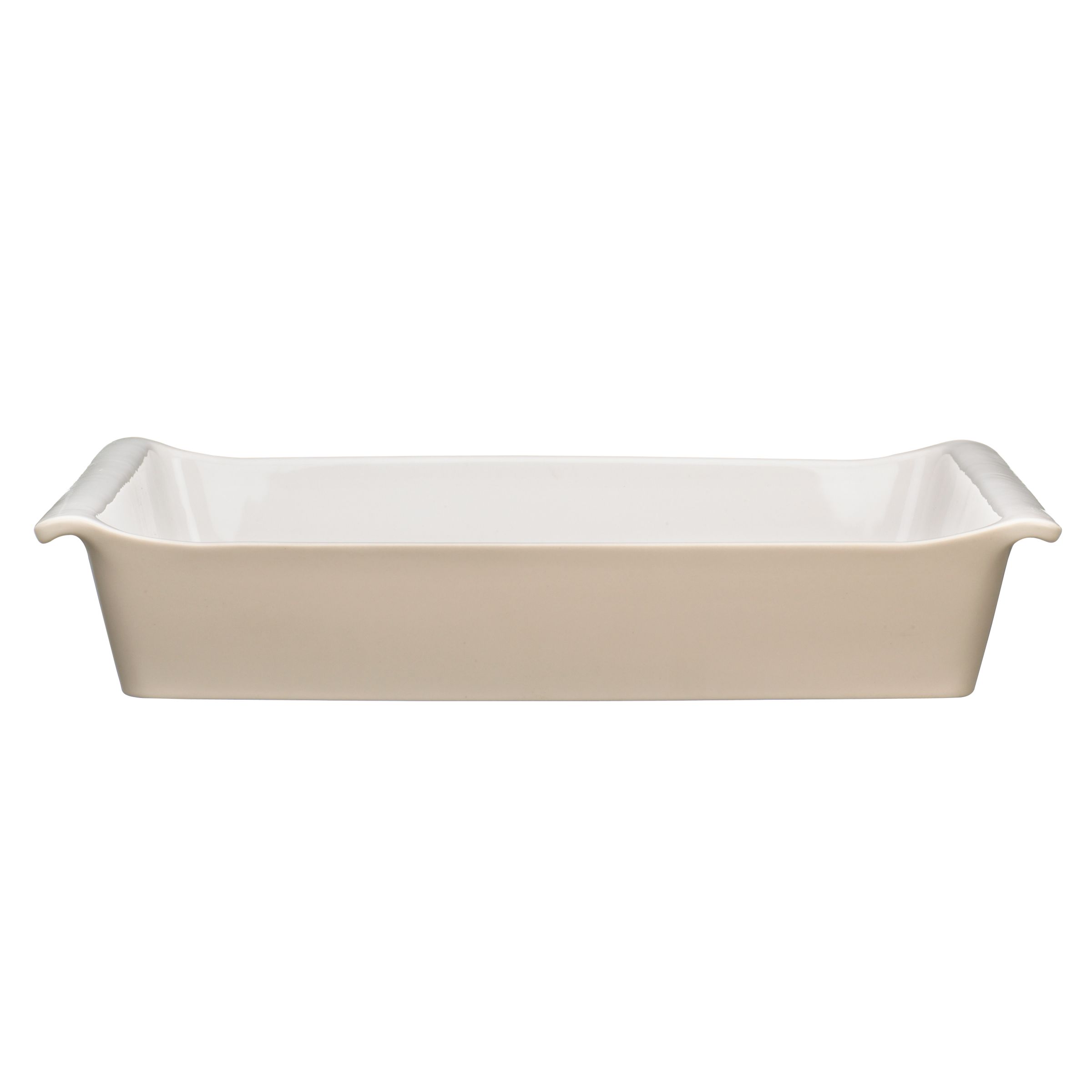 John Lewis Ceramic Rectangular Dishes, Vanilla