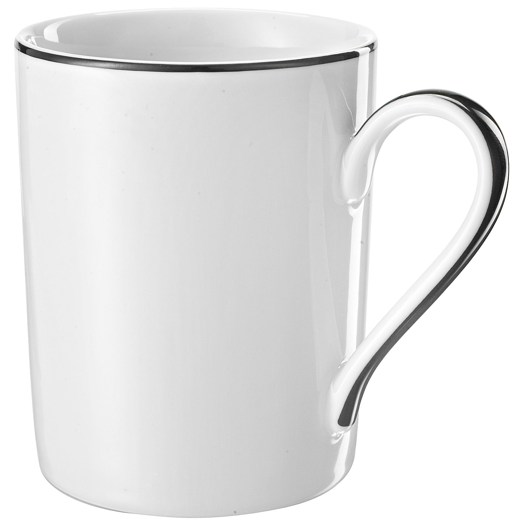 John Lewis Black Lines Mug