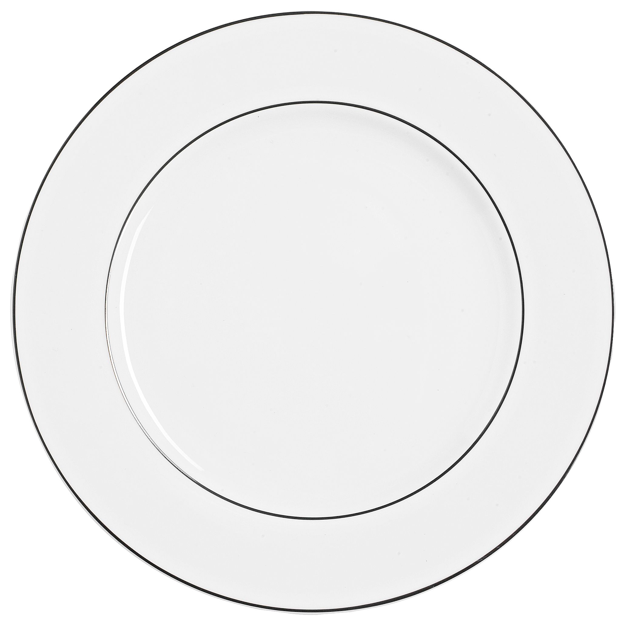 John Lewis Black Lines Plate 275cm