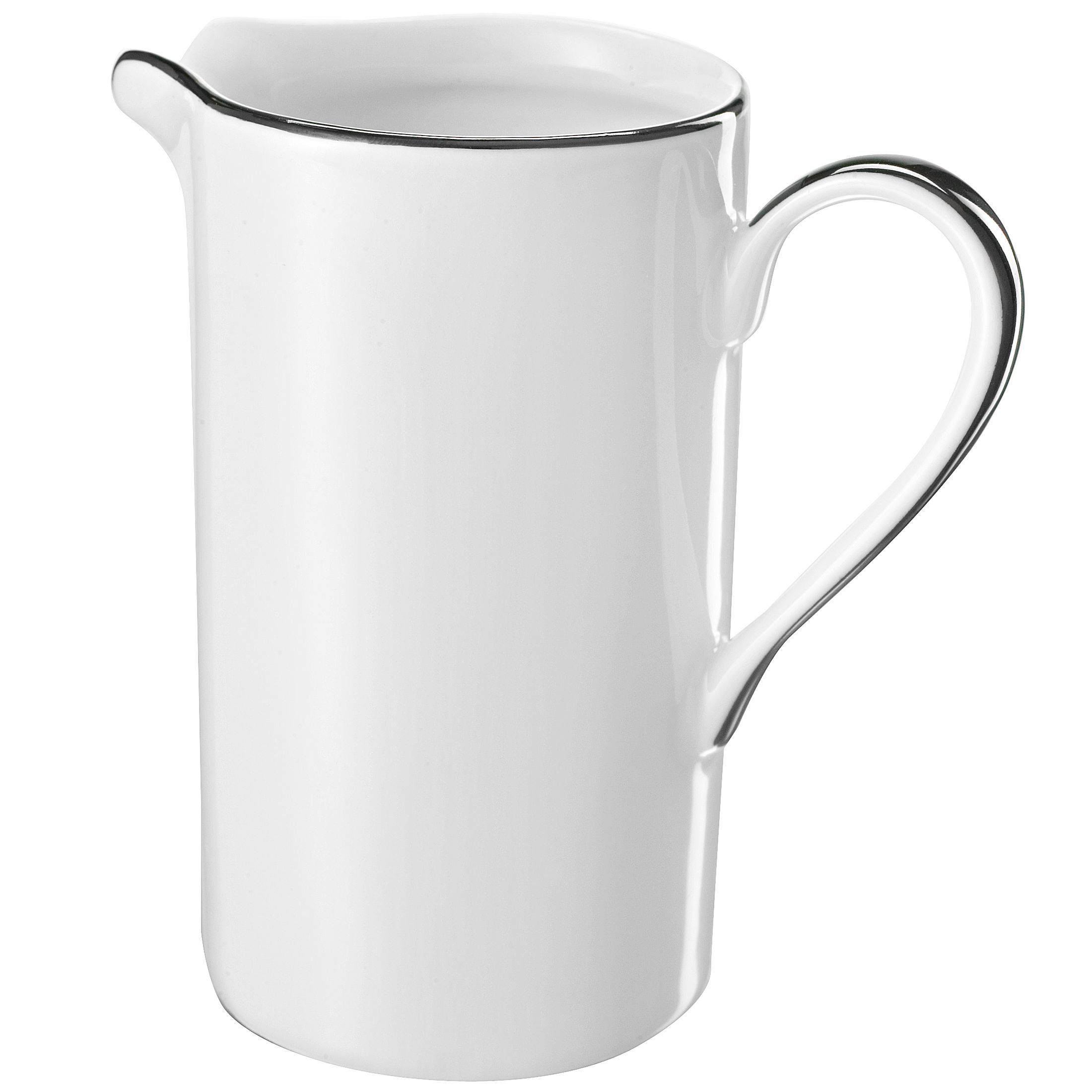 John Lewis Black Lines Cream Jug