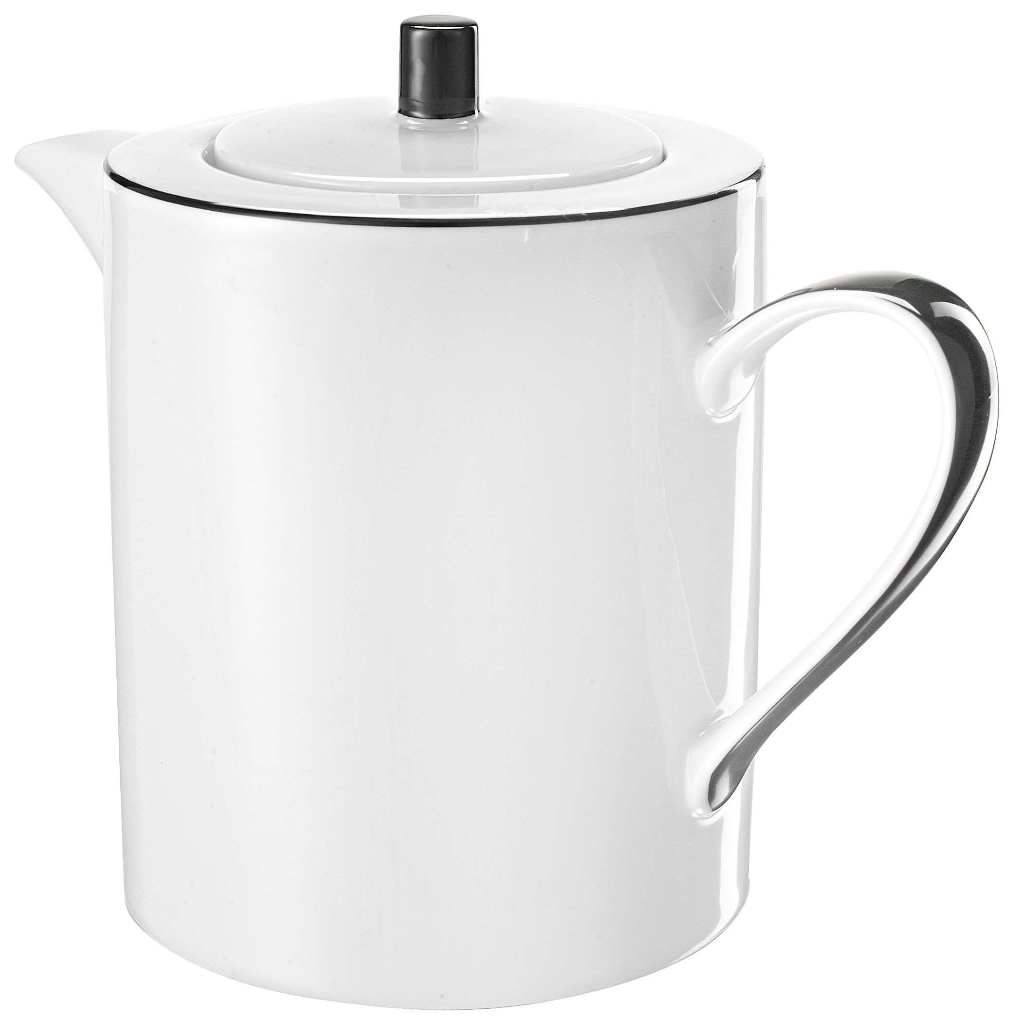 John Lewis Black Lines Teapot