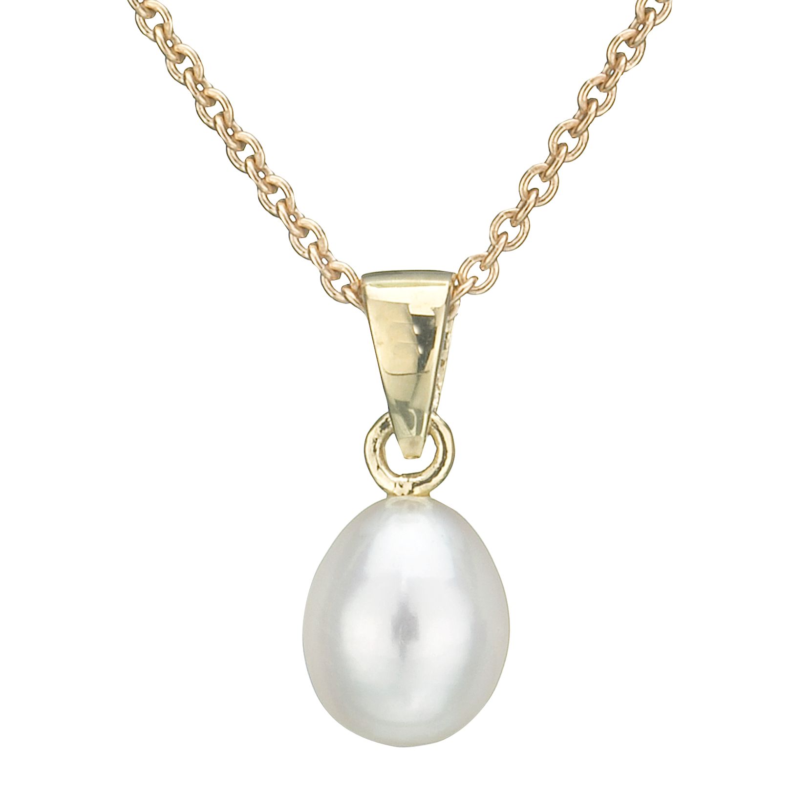 Fresh Water Pearl Necklace, White