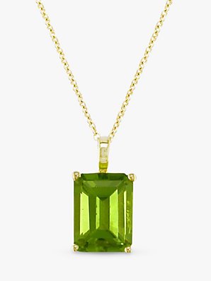 London Road 9ct Yellow Gold and Emerald Cut