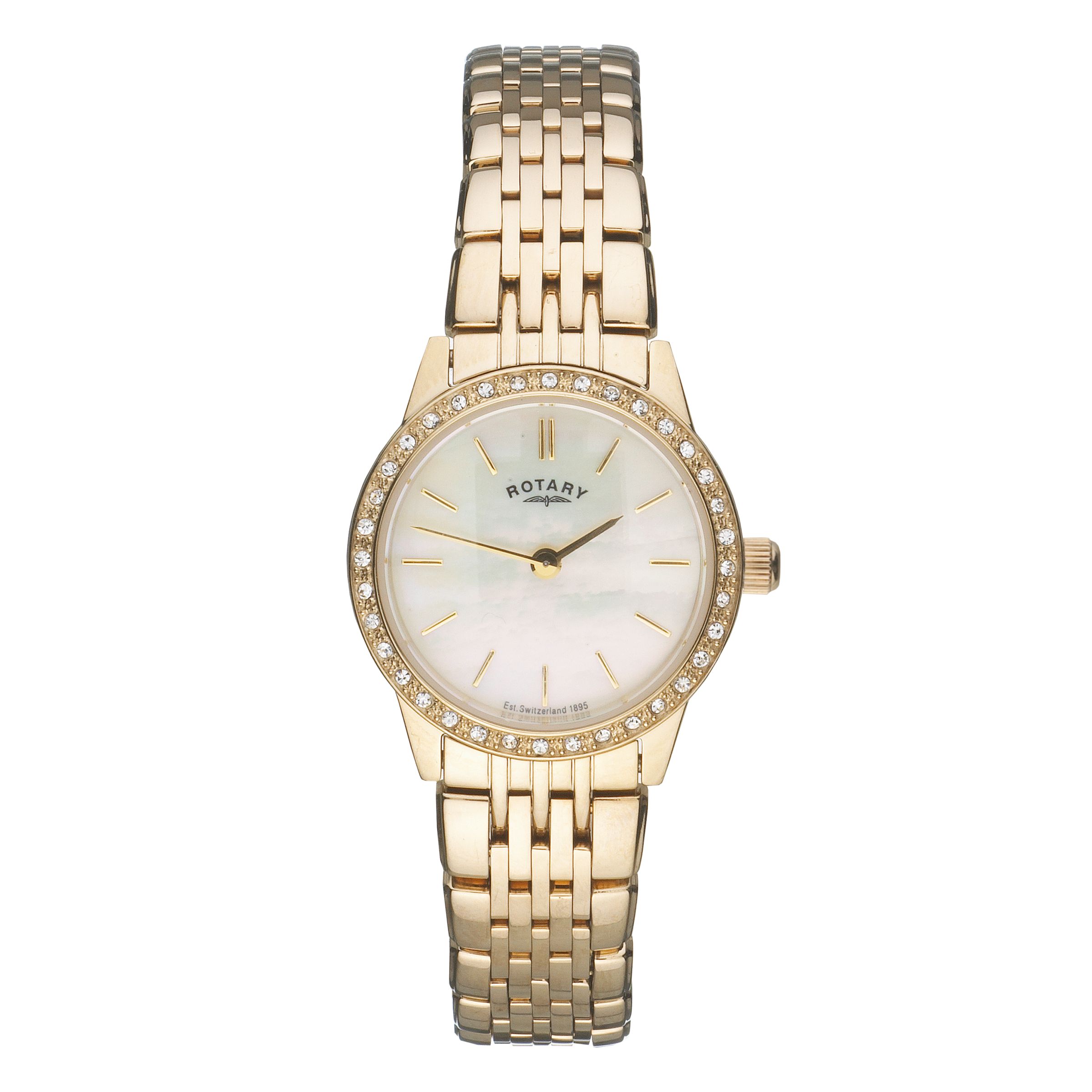 Rotary LB02338/07 White Dial Women` Watch