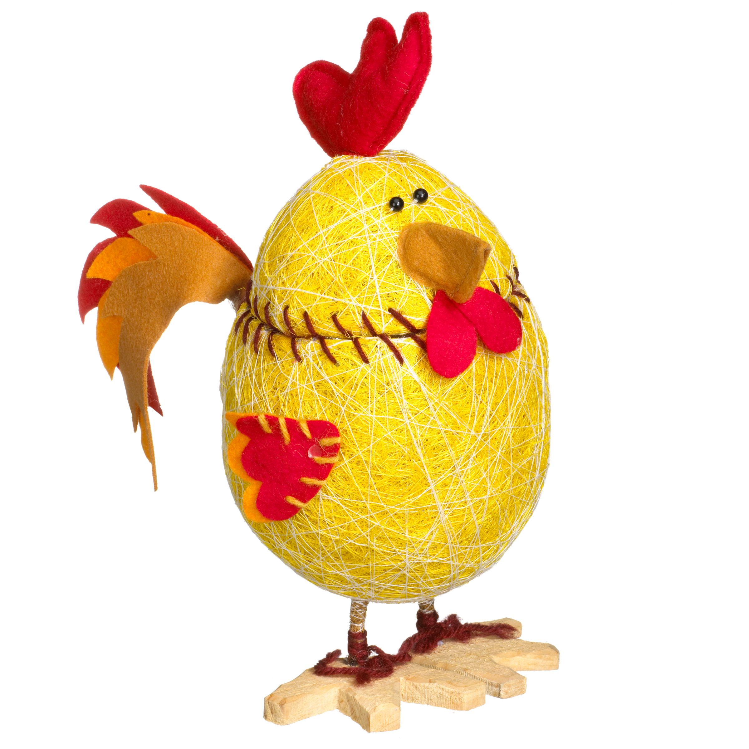 Yellow Chicken Pot On Legs