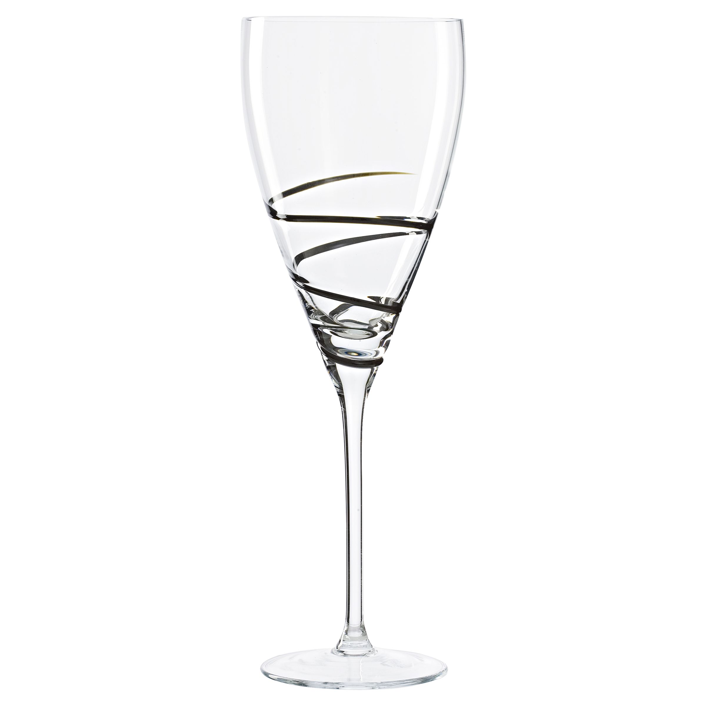 John Lewis Black Spiral Goblet