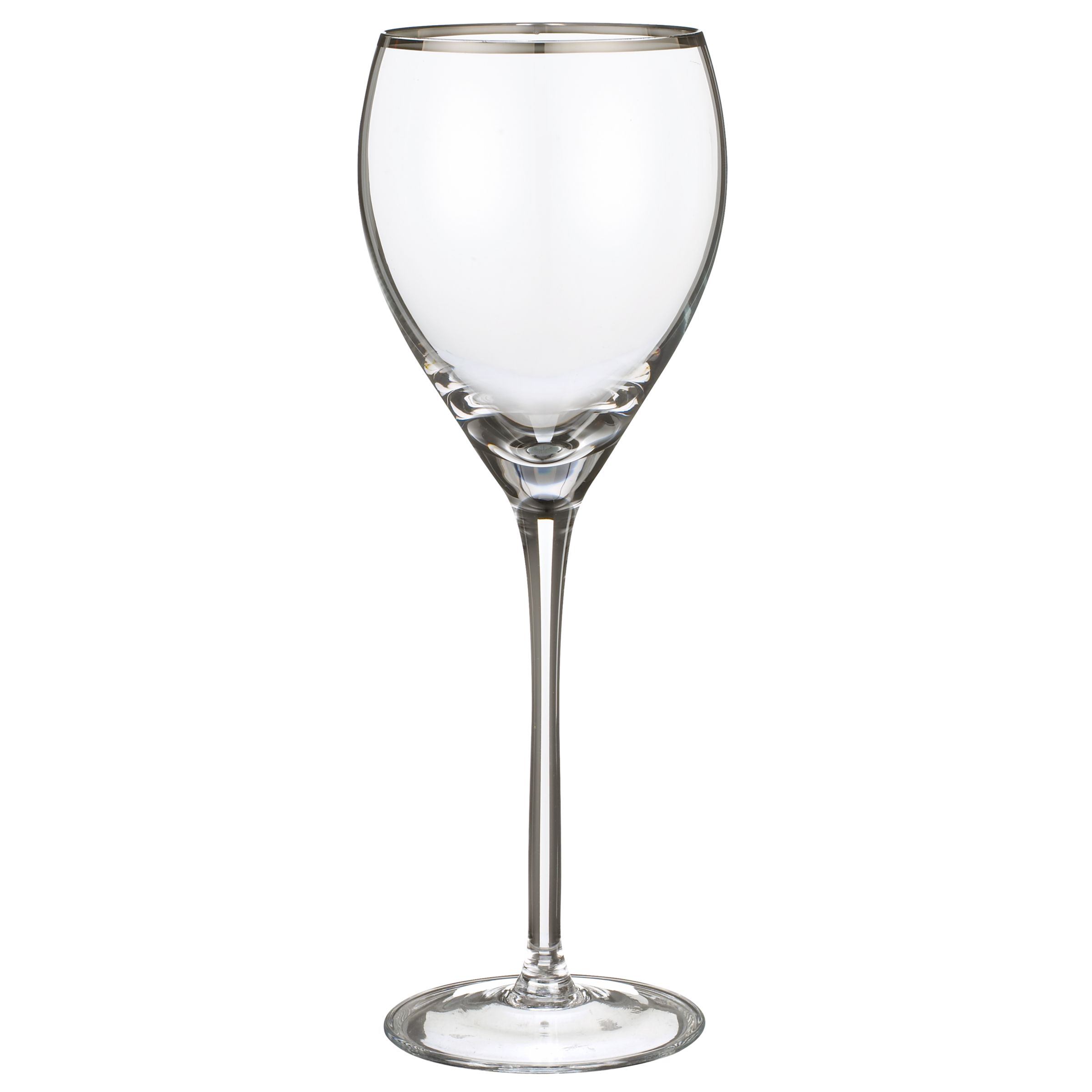 John Lewis Platinum Band Wine Glass
