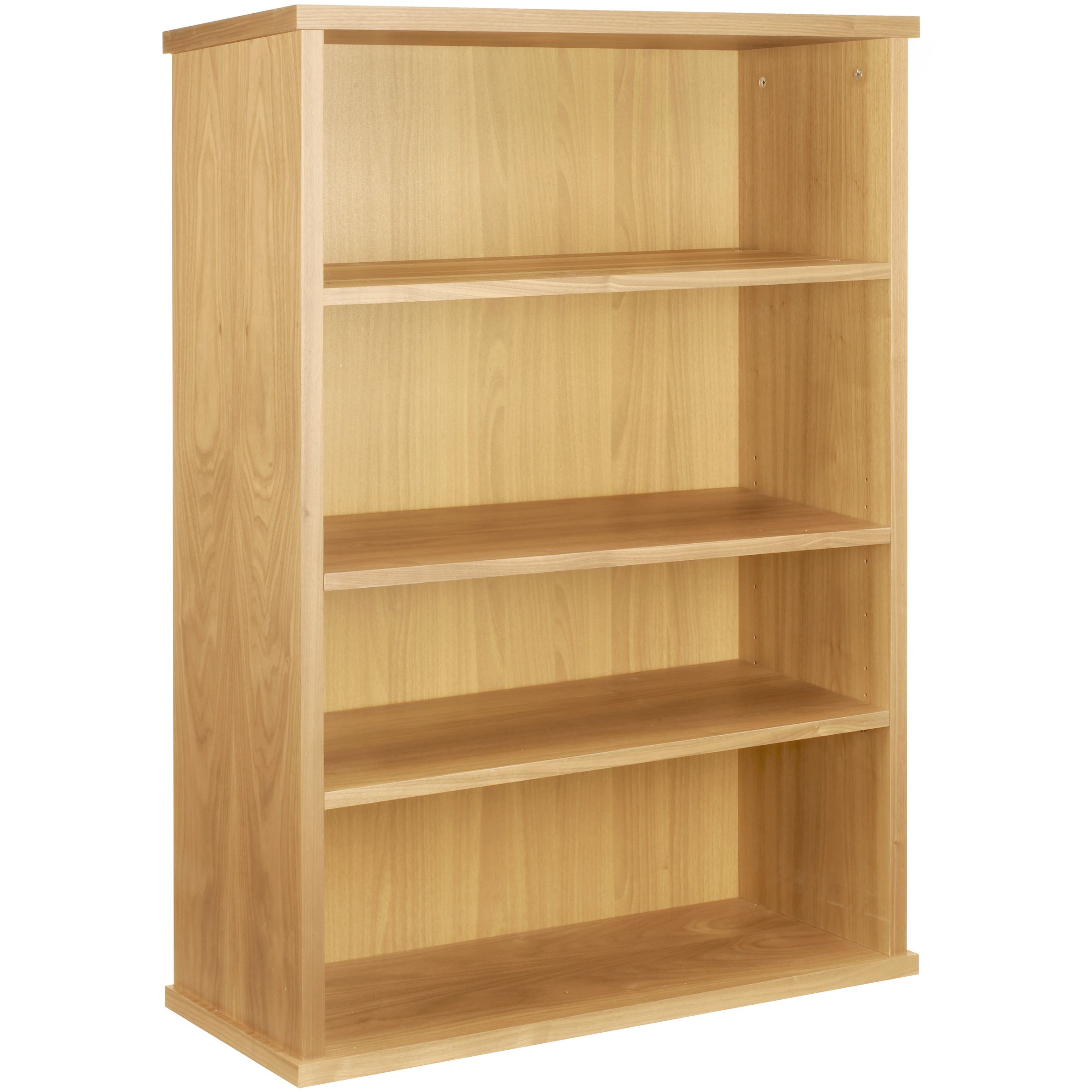 John Lewis Novel Bookcase, 3 Shelf, Oak