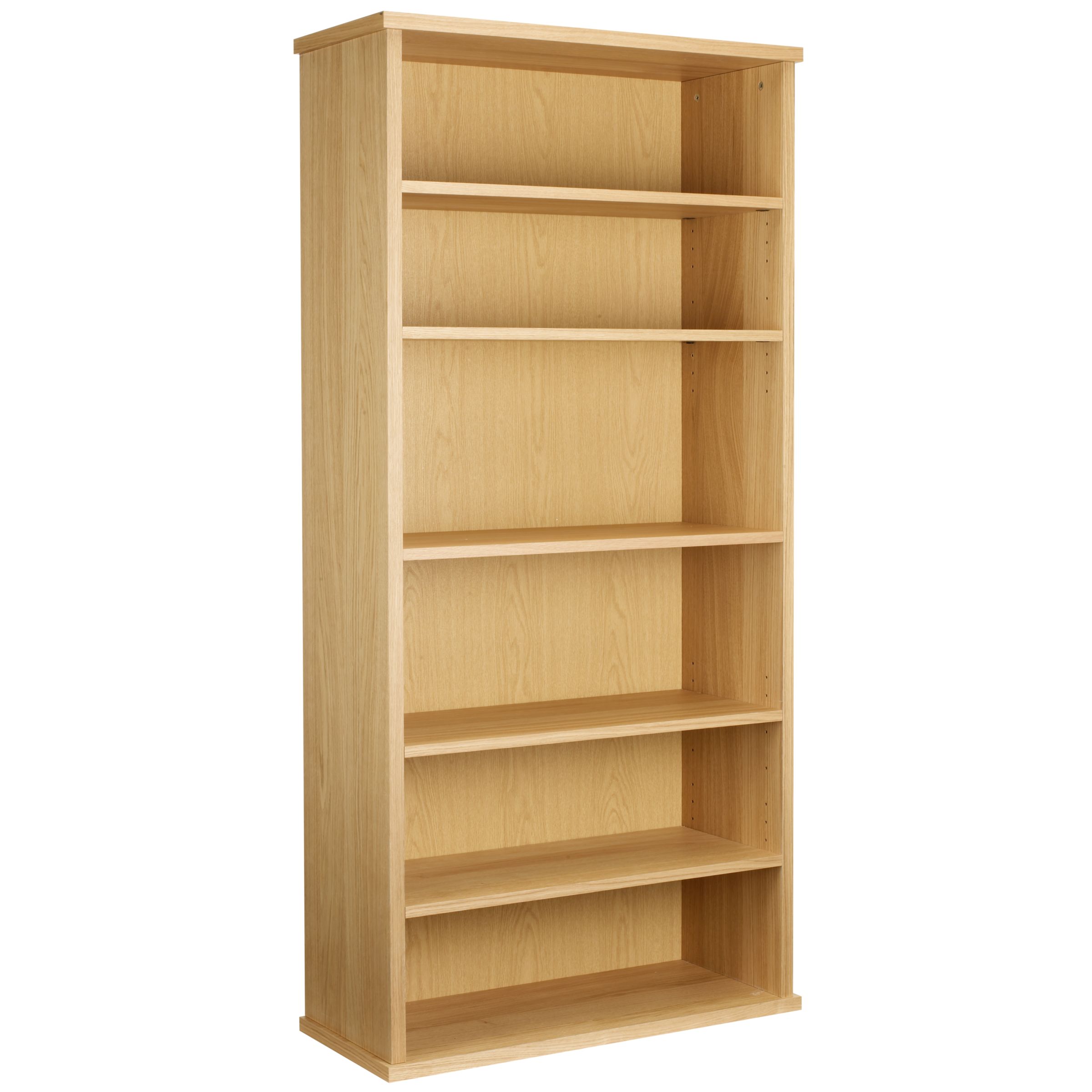 John Lewis Novel Bookcase, 5 Shelf, Oak