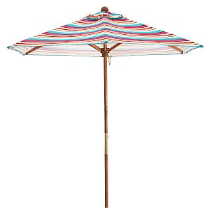 John Lewis Silhouette Stripe Garden Parasol