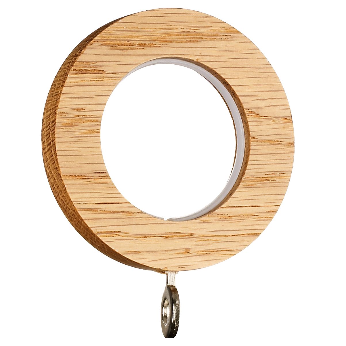John Lewis Oak Square Curtain Rings 30mm Pack of 6