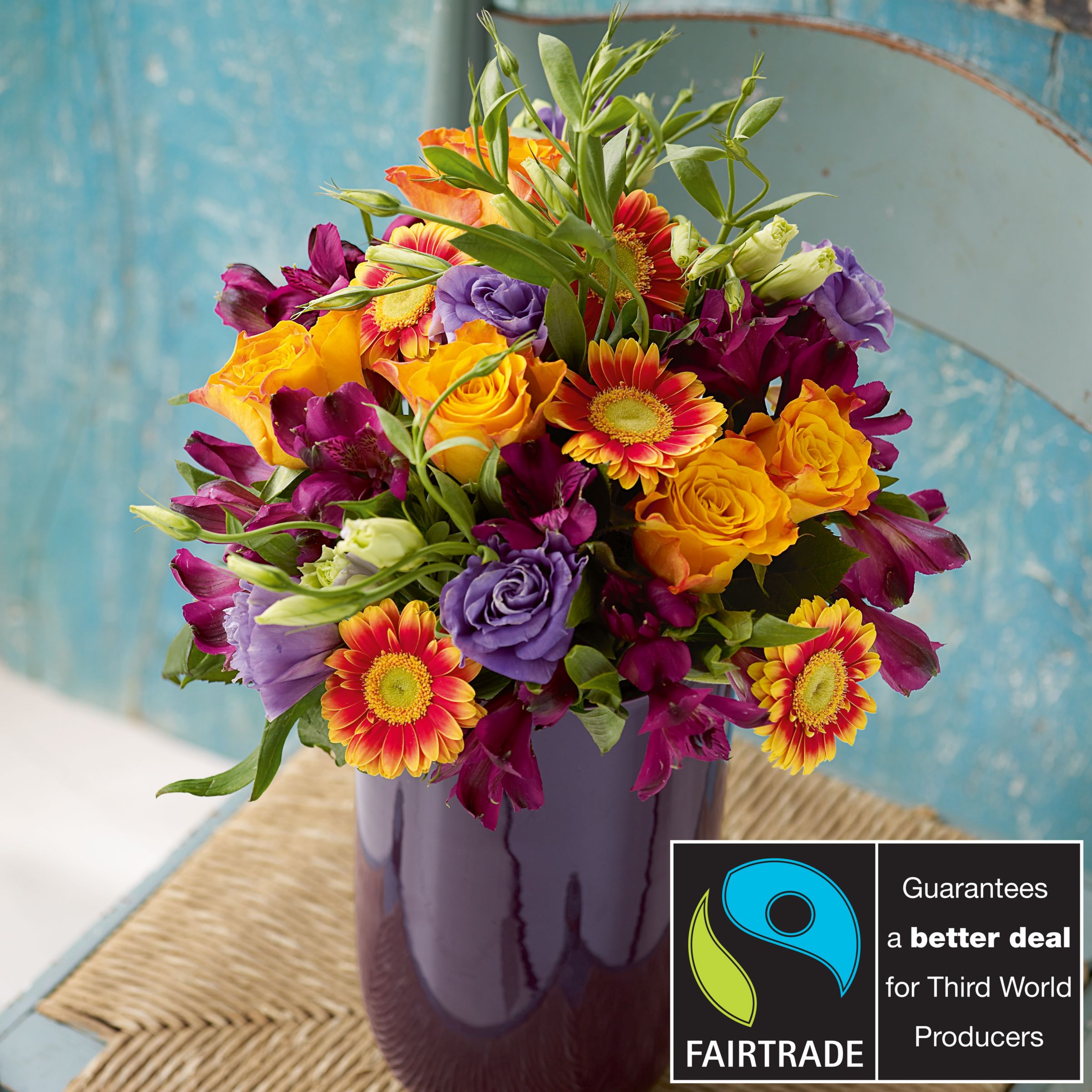 John Lewis Flowers - Fairtrade Carnival Colour Arrangement