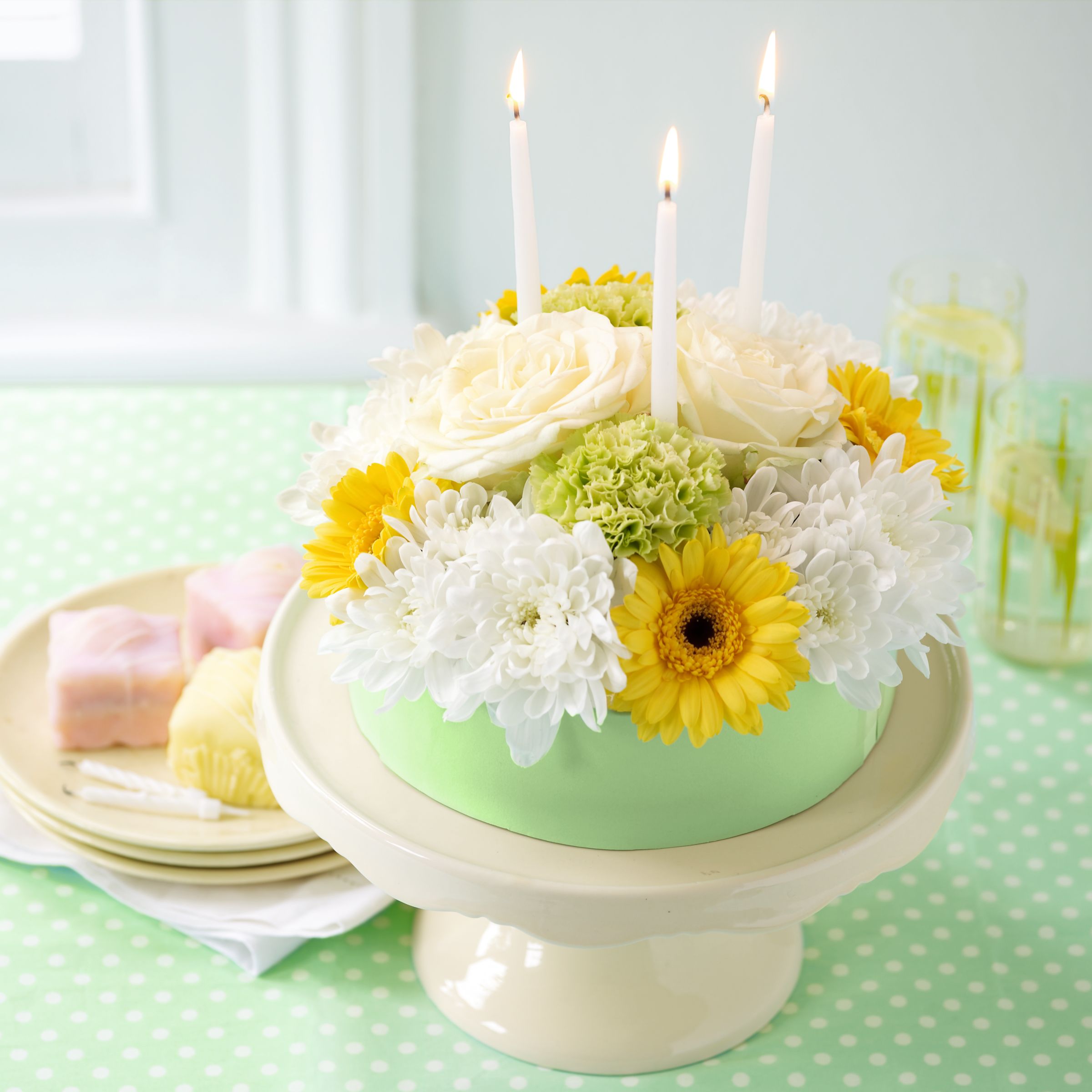 John Lewis Flowers  Party Petal Cake Arrangement