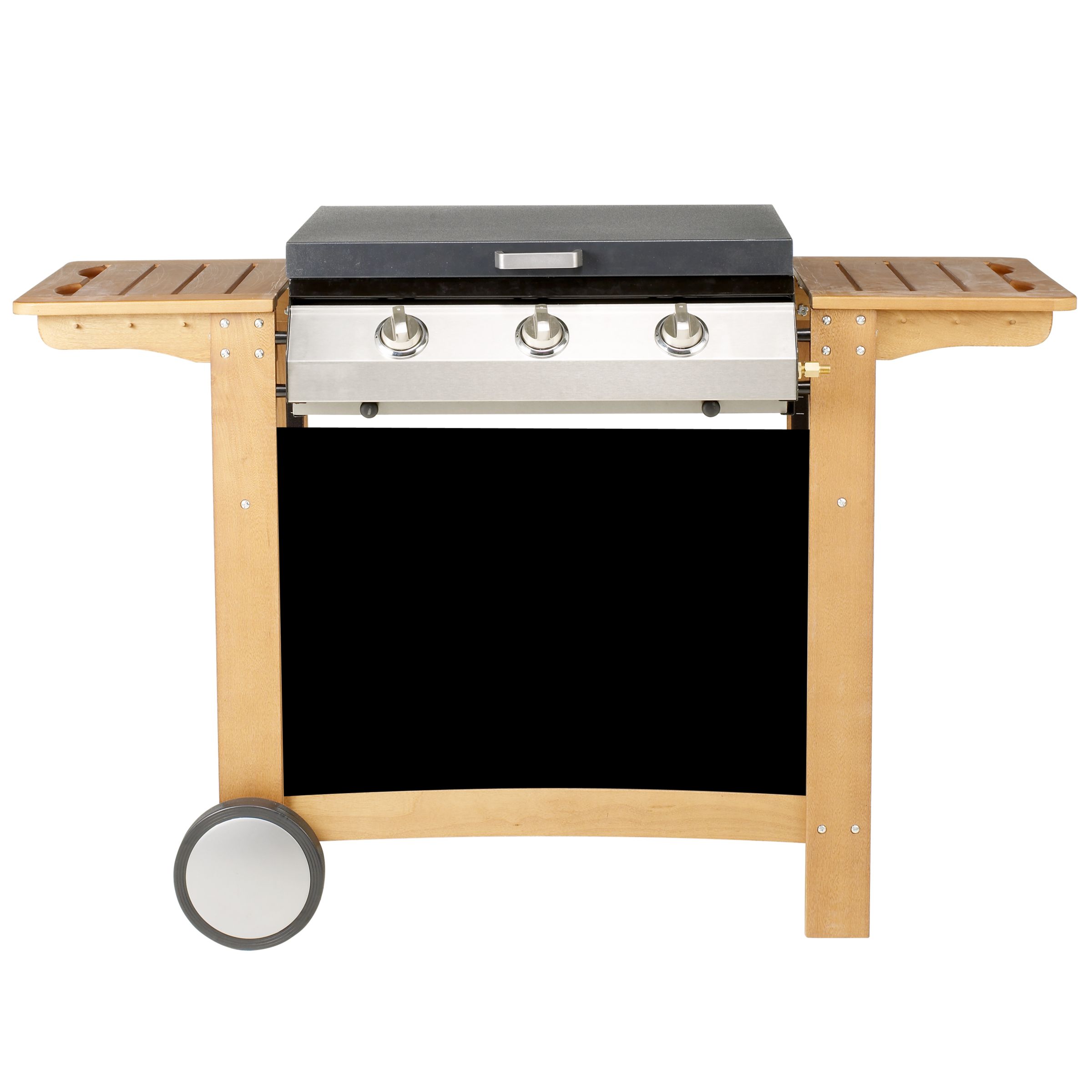 John Lewis JLF3B2 3-Burner Gas Barbecue, Flatbed
