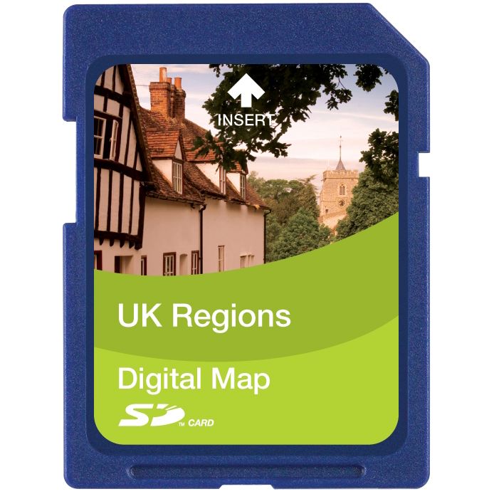 Satmap Peak District 125k and 150k SD Map Card