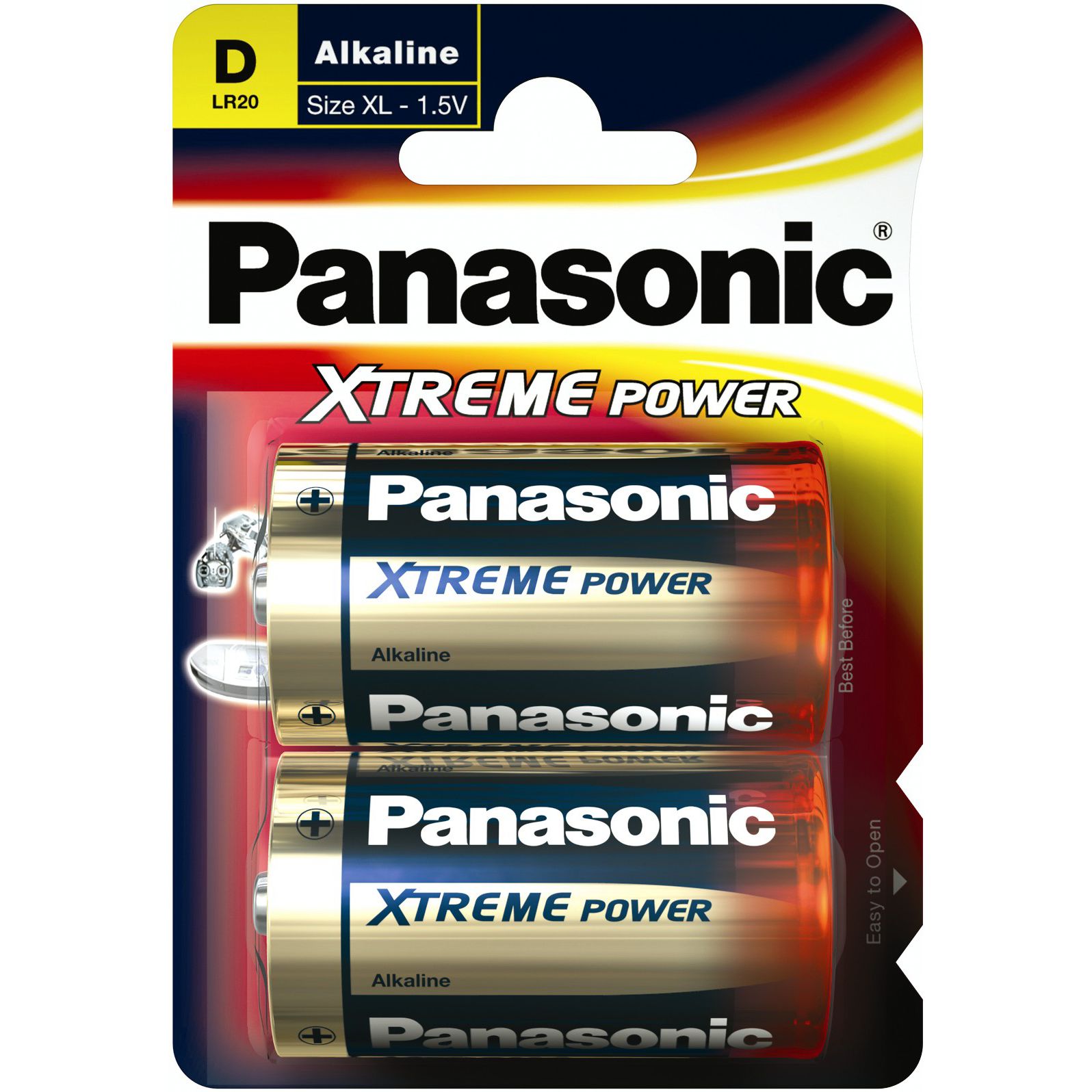 Panasonic Xtreme D Battery, Pack of 2